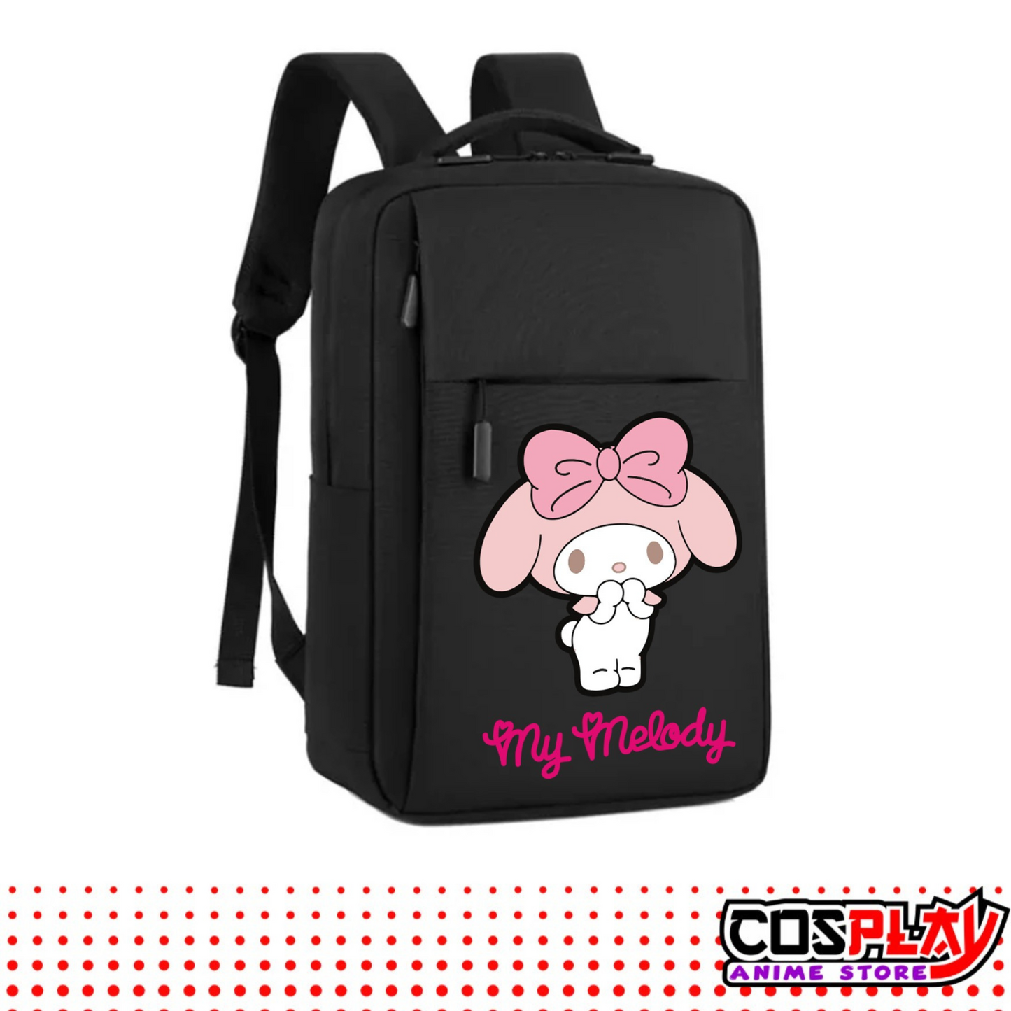 Mochila Impermeable Antirrobo Para Laptop - My Melody