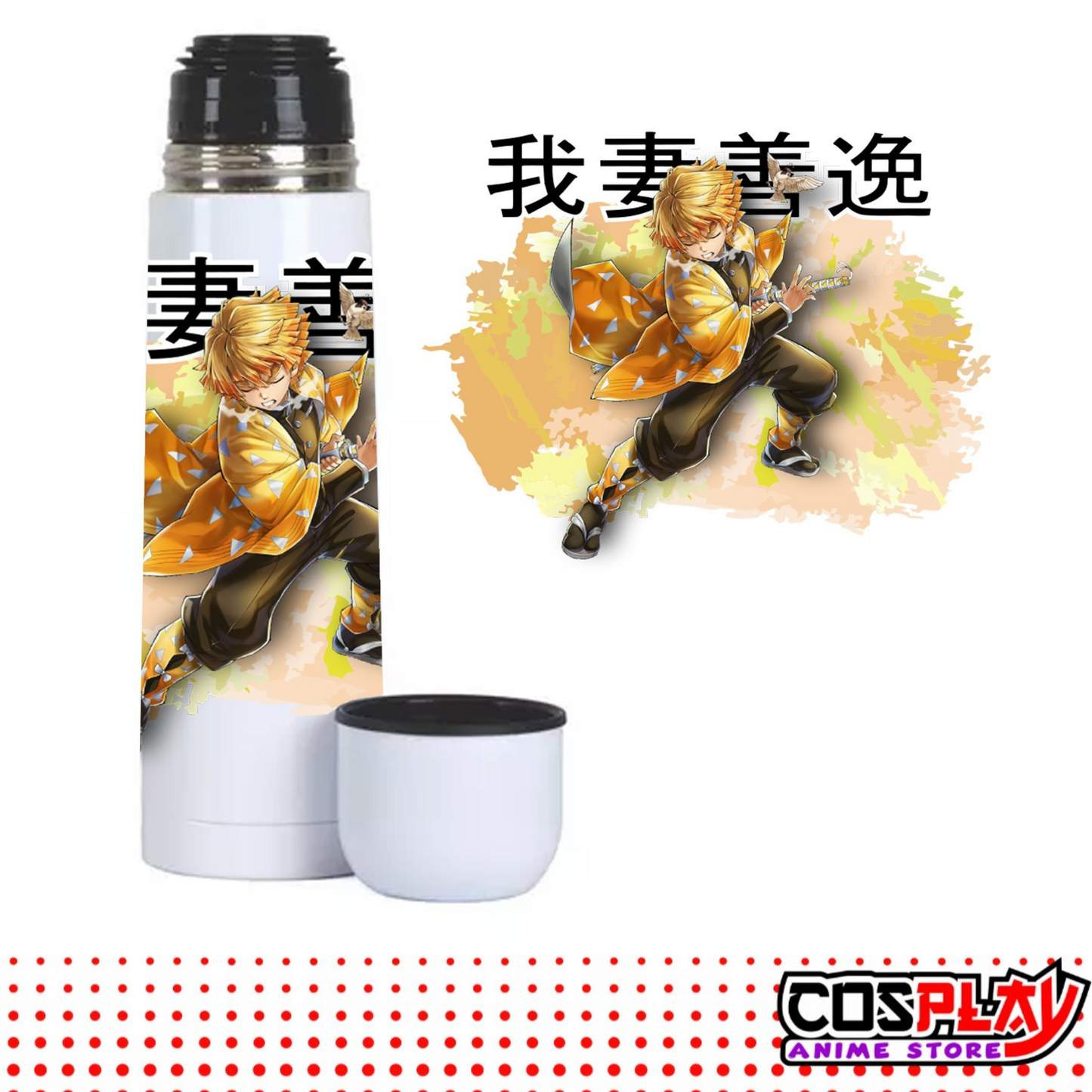 Termo Demon Slayer - Zenitsu Agatsuma 750 Ml