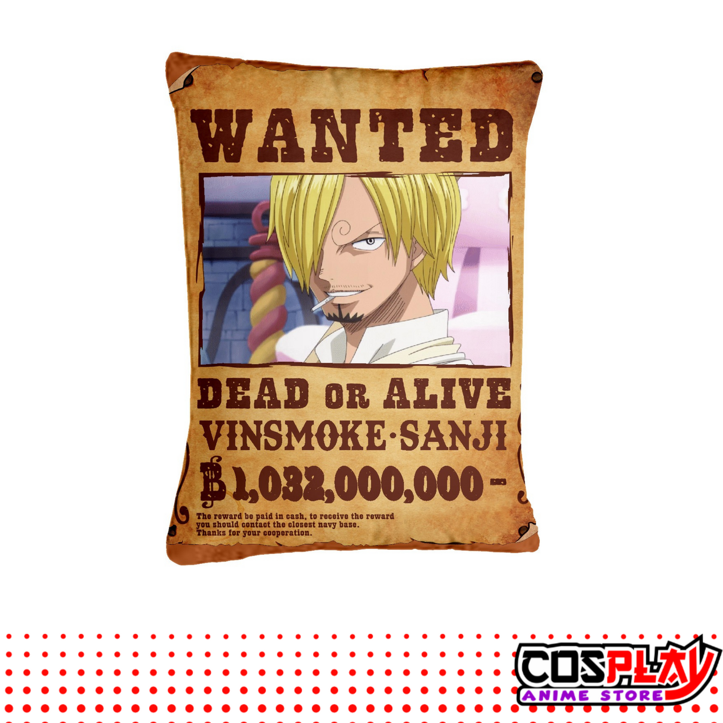 Almohadón Rectangular Sanjy - One Piece - Edición Especial