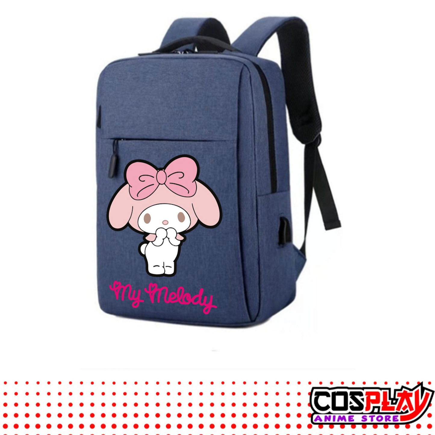 Mochila Impermeable Antirrobo Para Laptop - My Melody