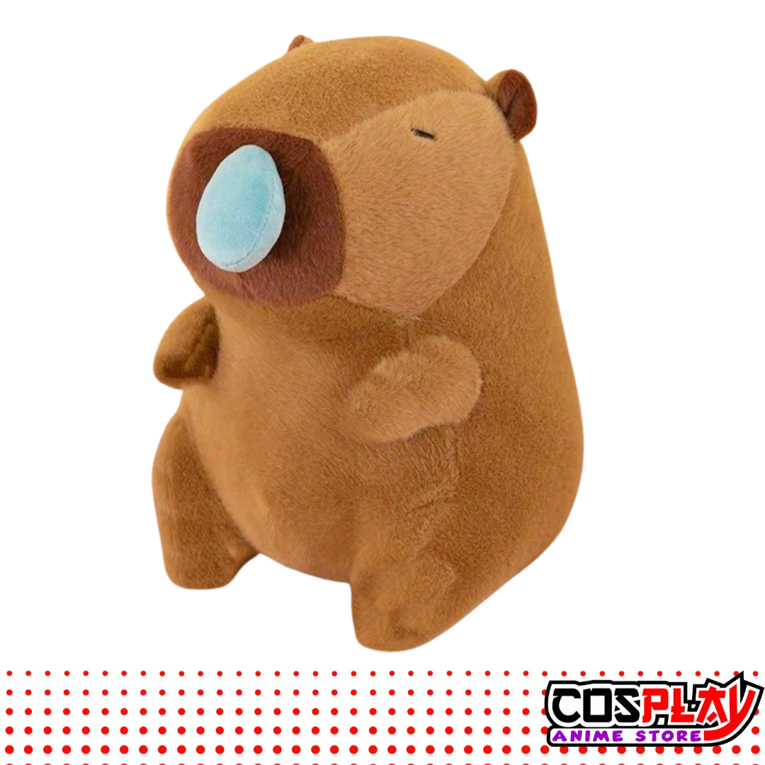 Peluche Capibara Chico Con Moco Felpa Carpincho Tierno