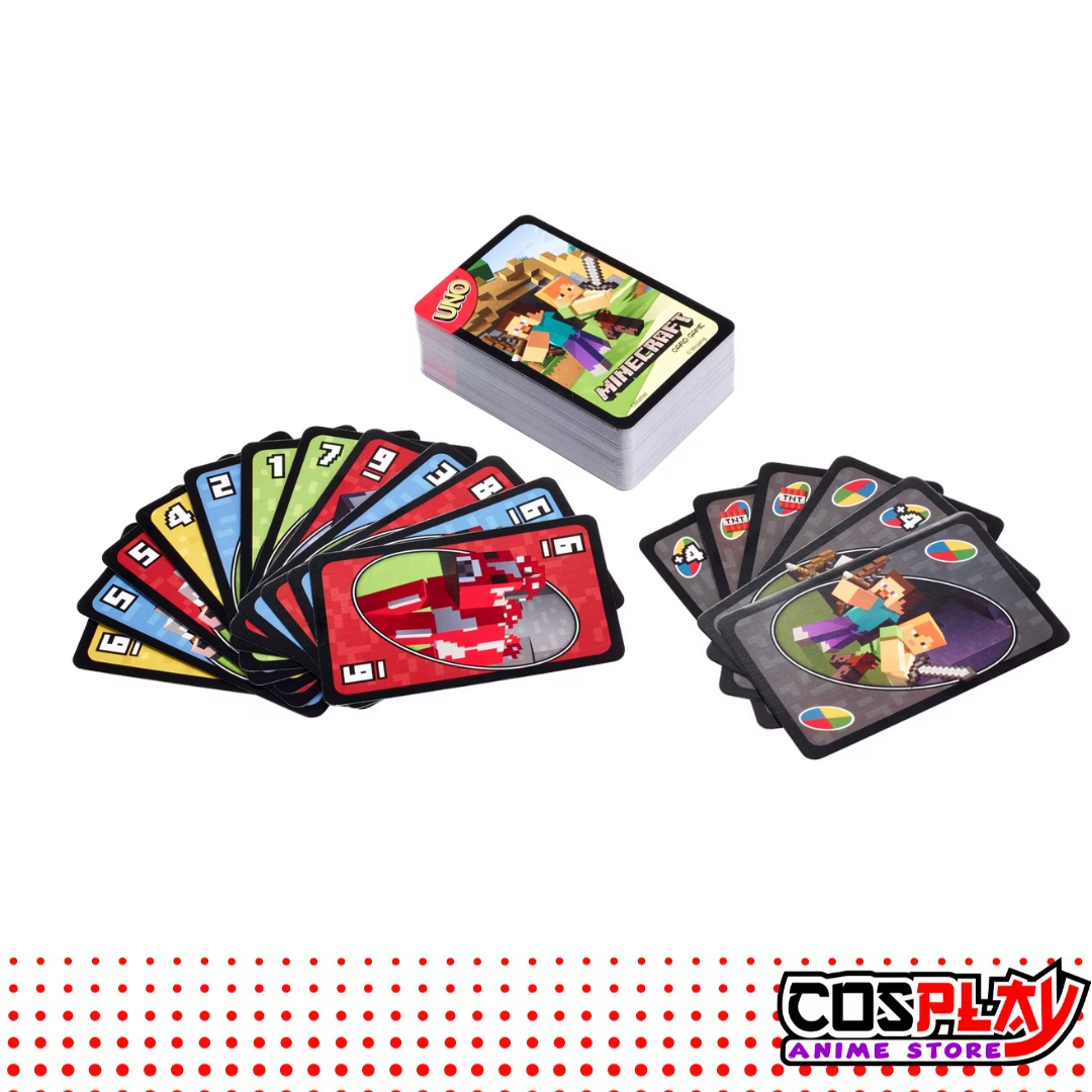Juego De Cartas Uno - Minecraft Edición Especial