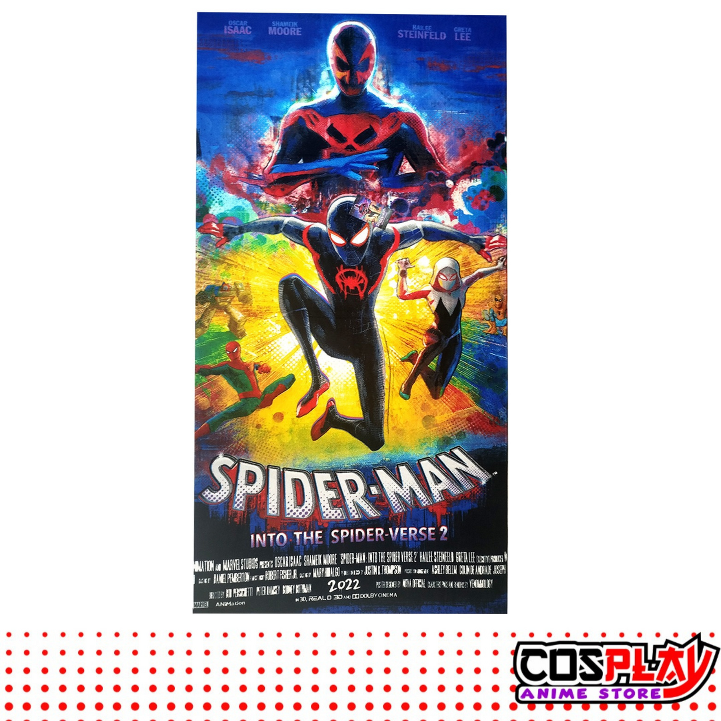 Toallón Infantil - Spiderman Verse - 100 % Algodón. 1,50 X 70 Cms