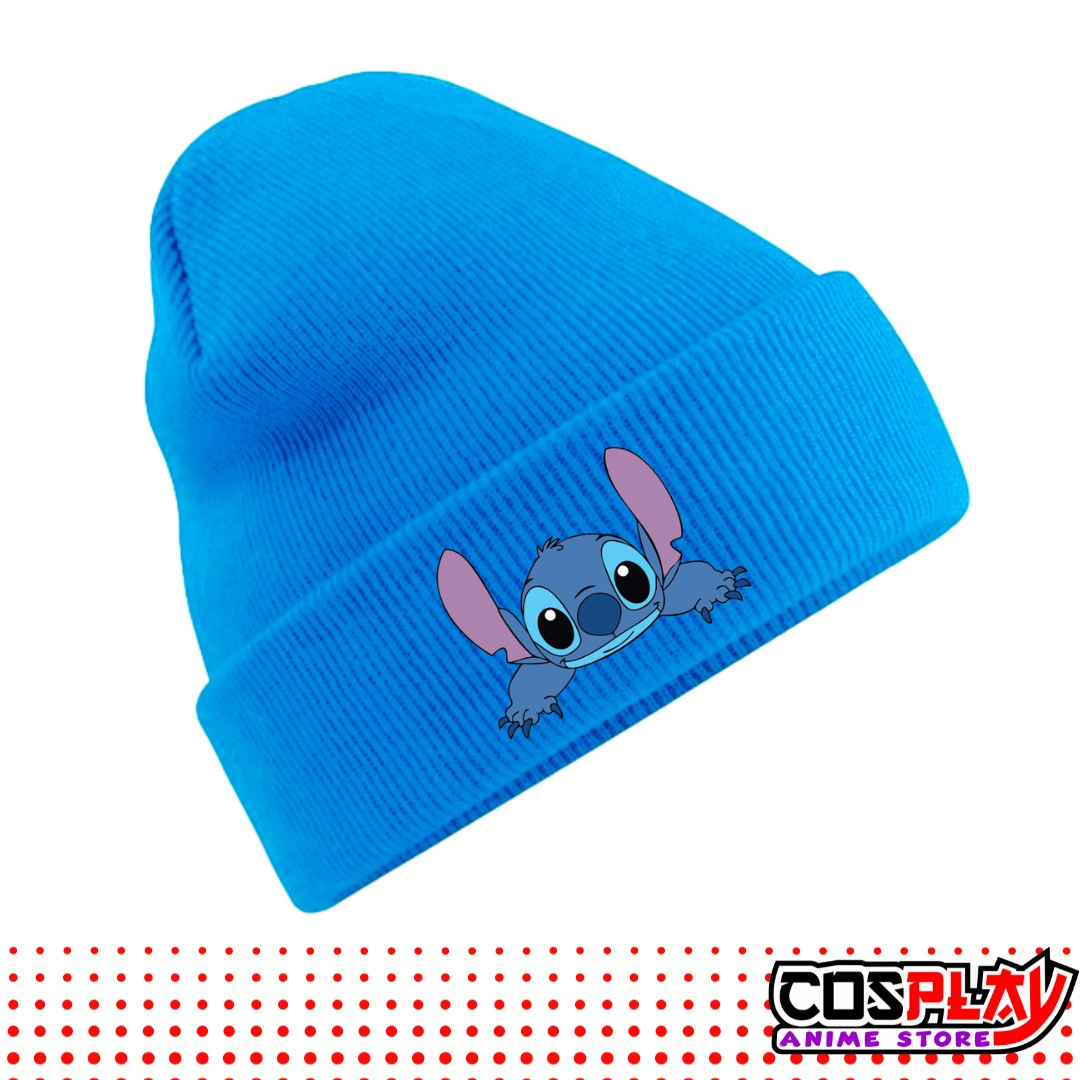 Gorro Invernal De Stitch, Angel - Lana Suave Y Abrigado