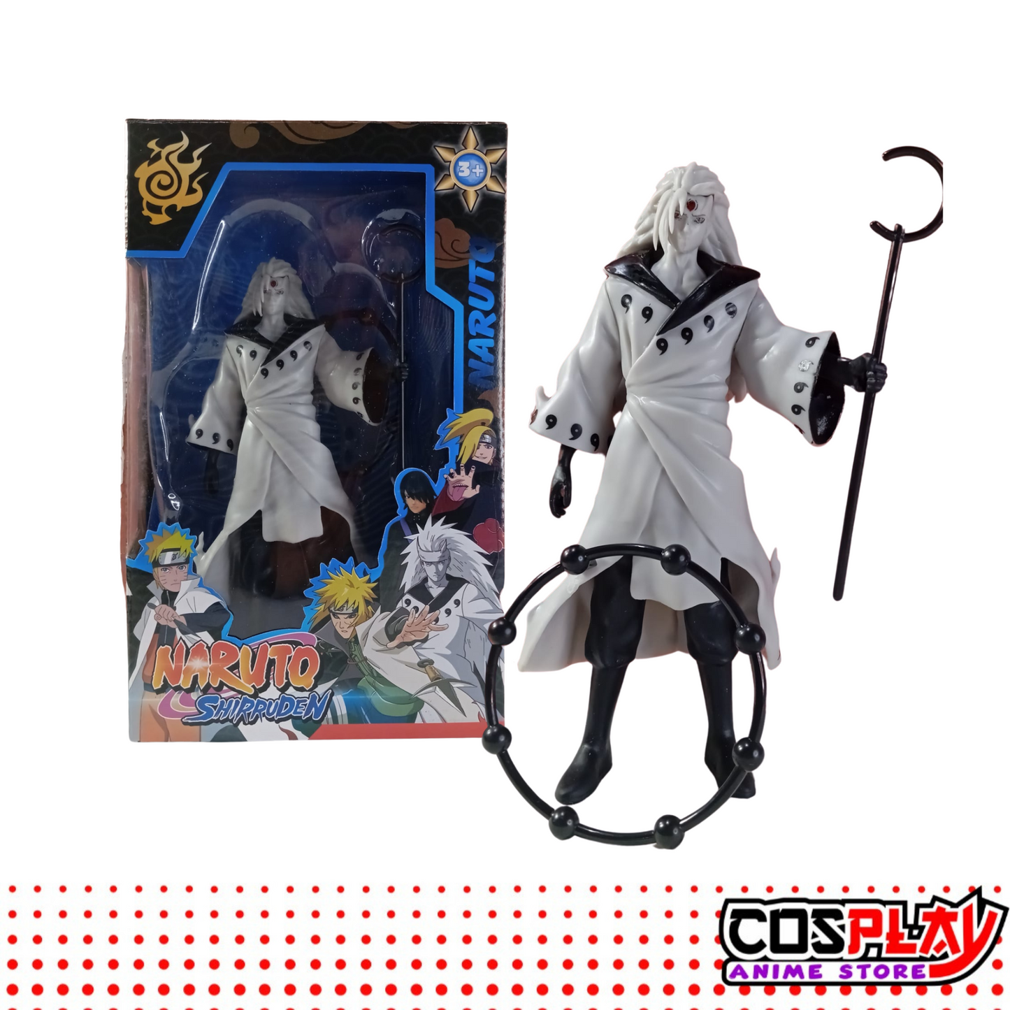 Muñeco Madara Uchiha - Naruto Coleccionable