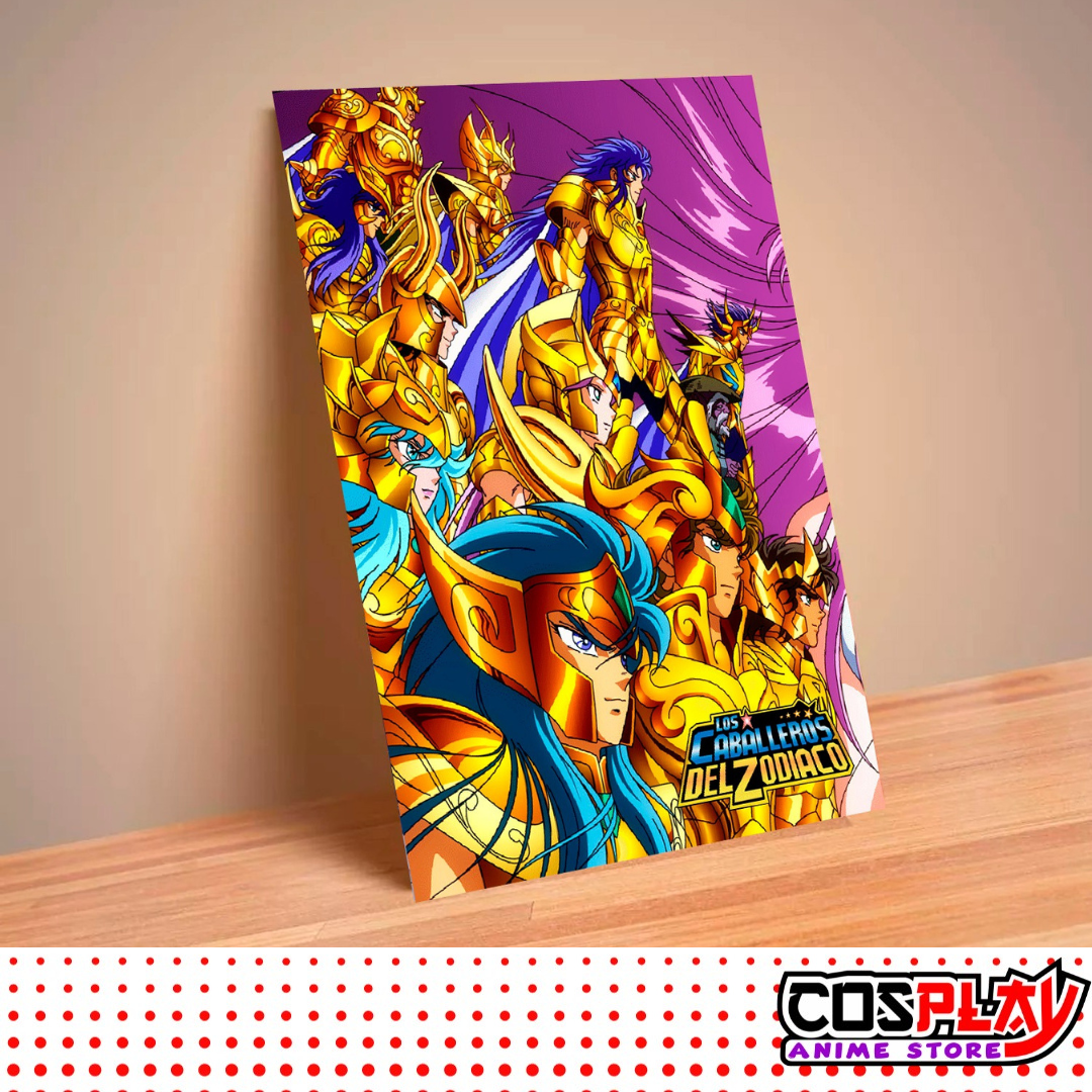 Cuadro Poster Mural Hd Full Color - Caballeros del Zodiaco