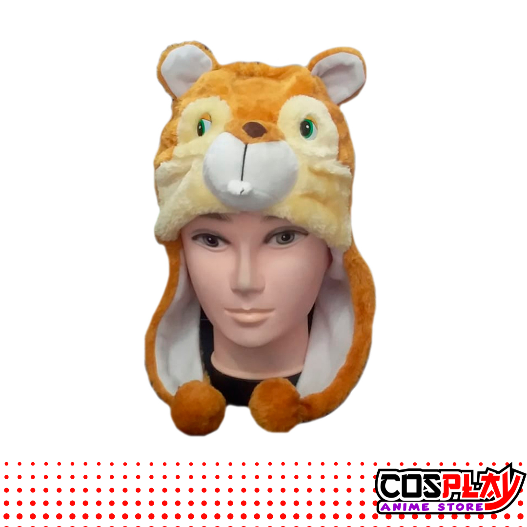 Gorro Animales Felpa / Castor