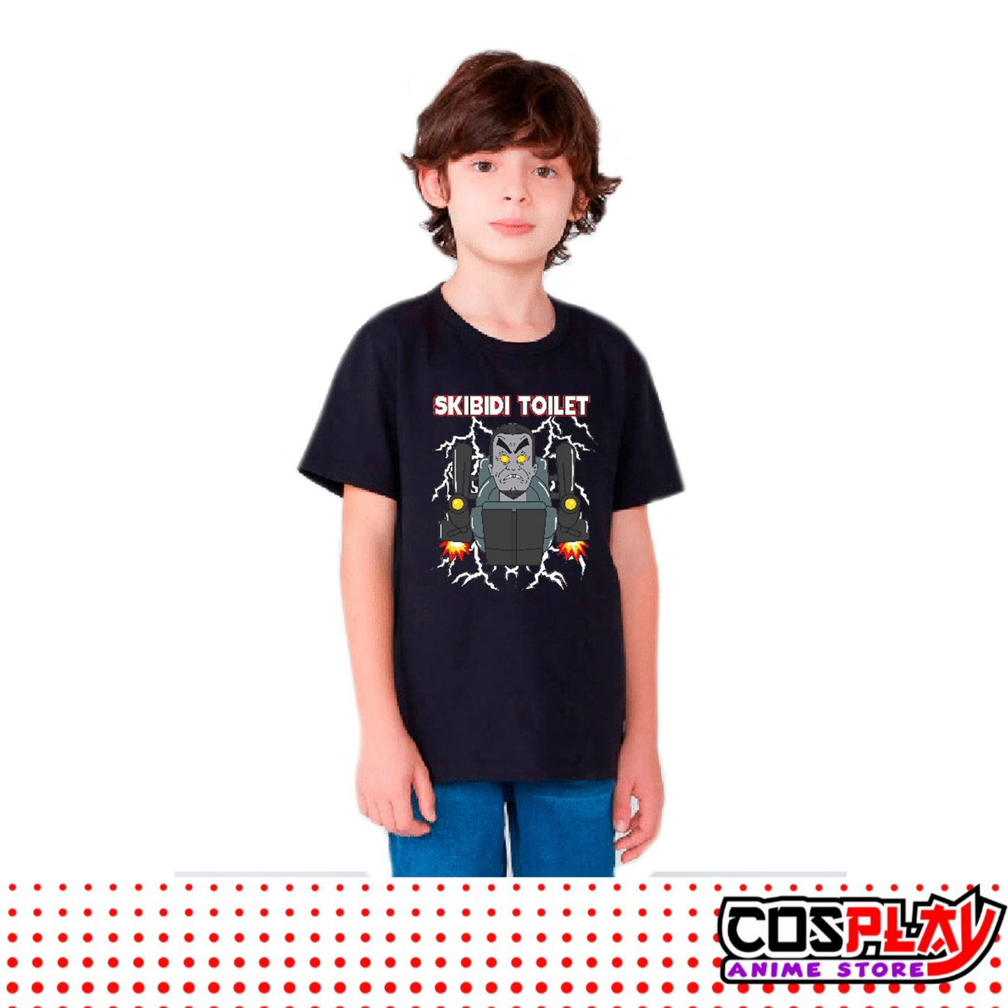Remera Niños Nuevos Diseños Skibidi Toilet - G Man