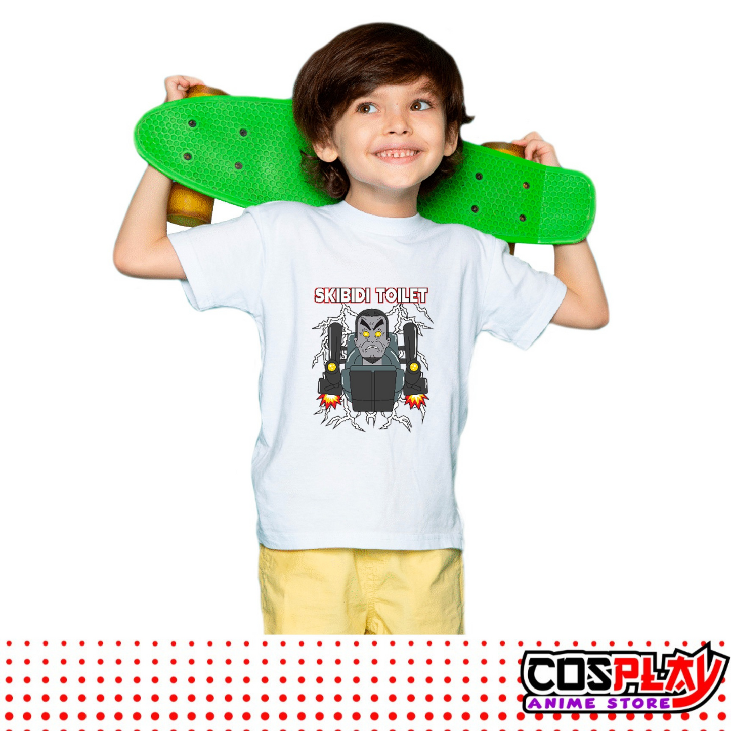 Remera Niños Nuevos Diseños Skibidi Toilet - G Man