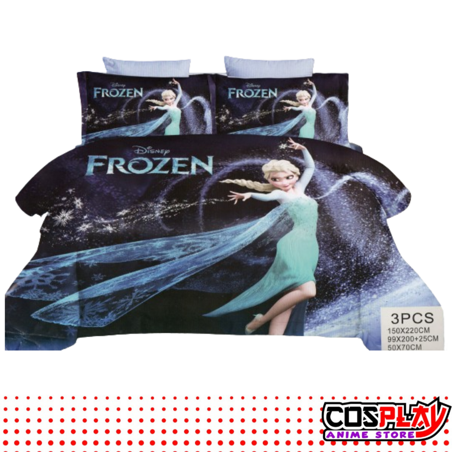Sábana Infantil 3 Piezas - Elsa - Frozen . Disney