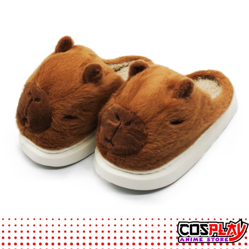 Pantuflas Cálidas Capibara Carpincho Para Adultos