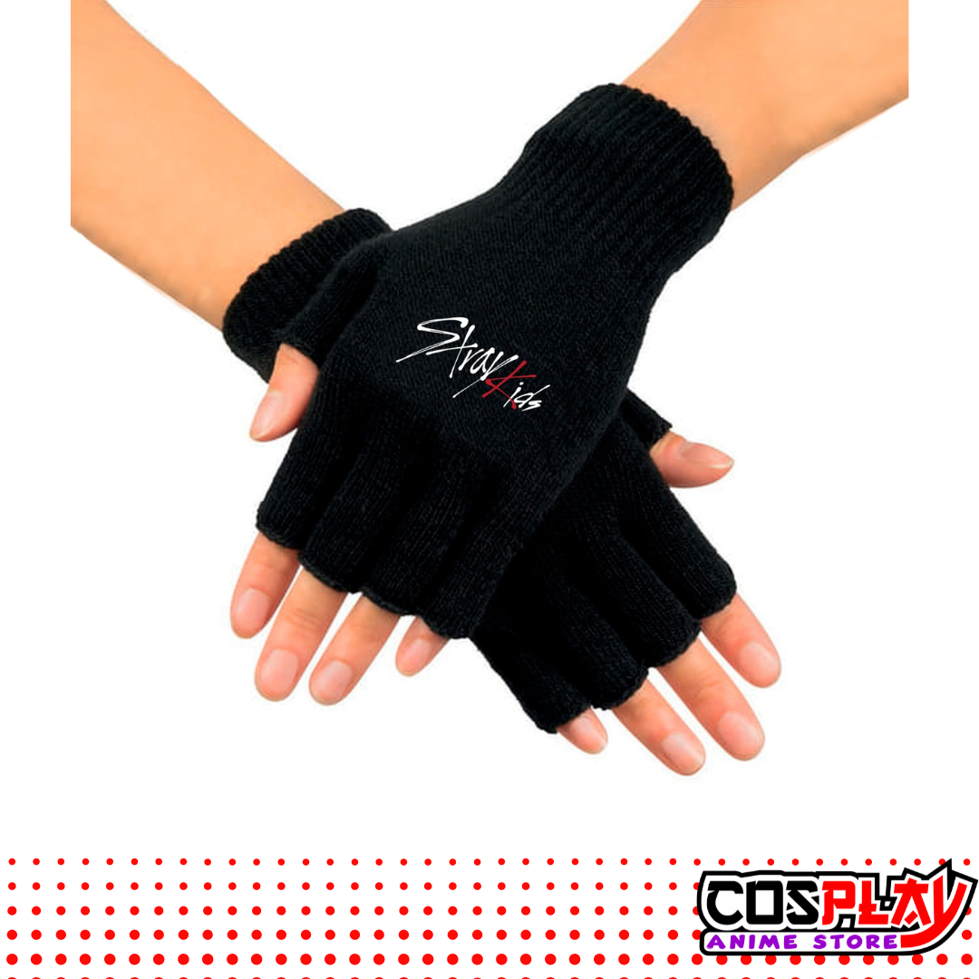 Guantes Mágicos Tejidos Estampado DTF Stray Kids K Pop