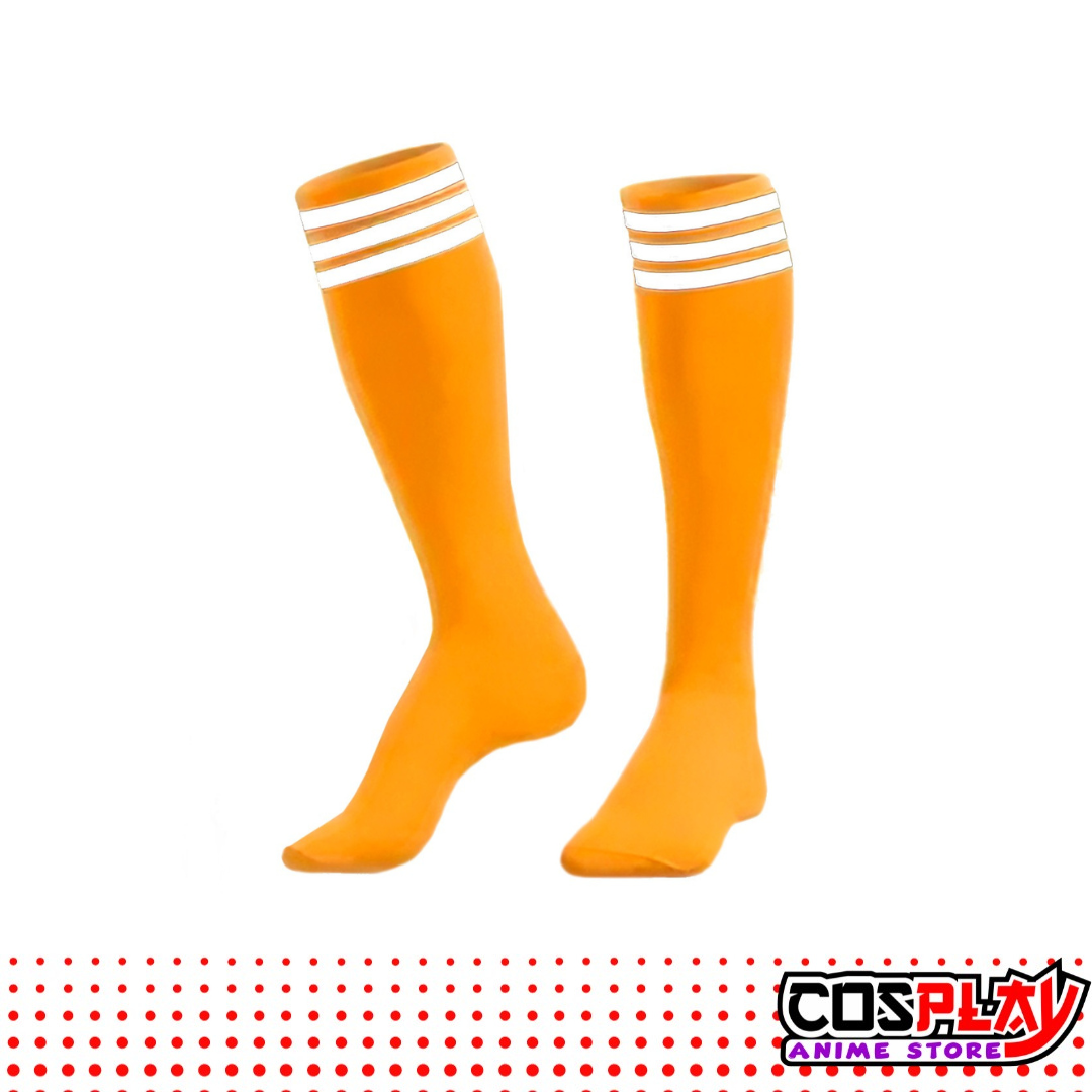 Pack 6 Medias de Futbol Amarillas Unisex para Niño