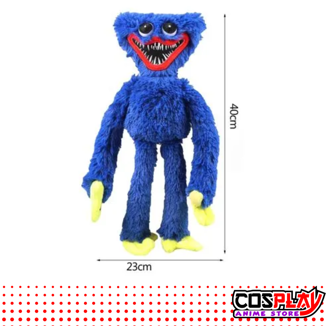 Muñeco Peluche Huggy Wuggy Poppy Playtime Azul.