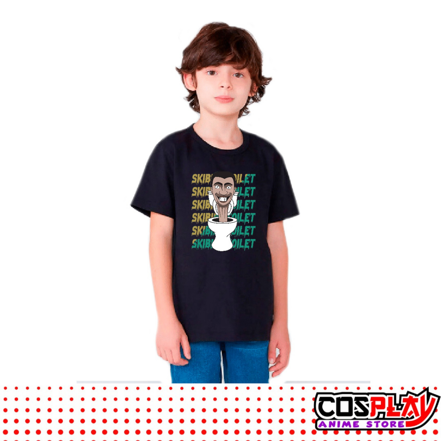 Remera Niños Nuevo Diseño Skibidi Toilet