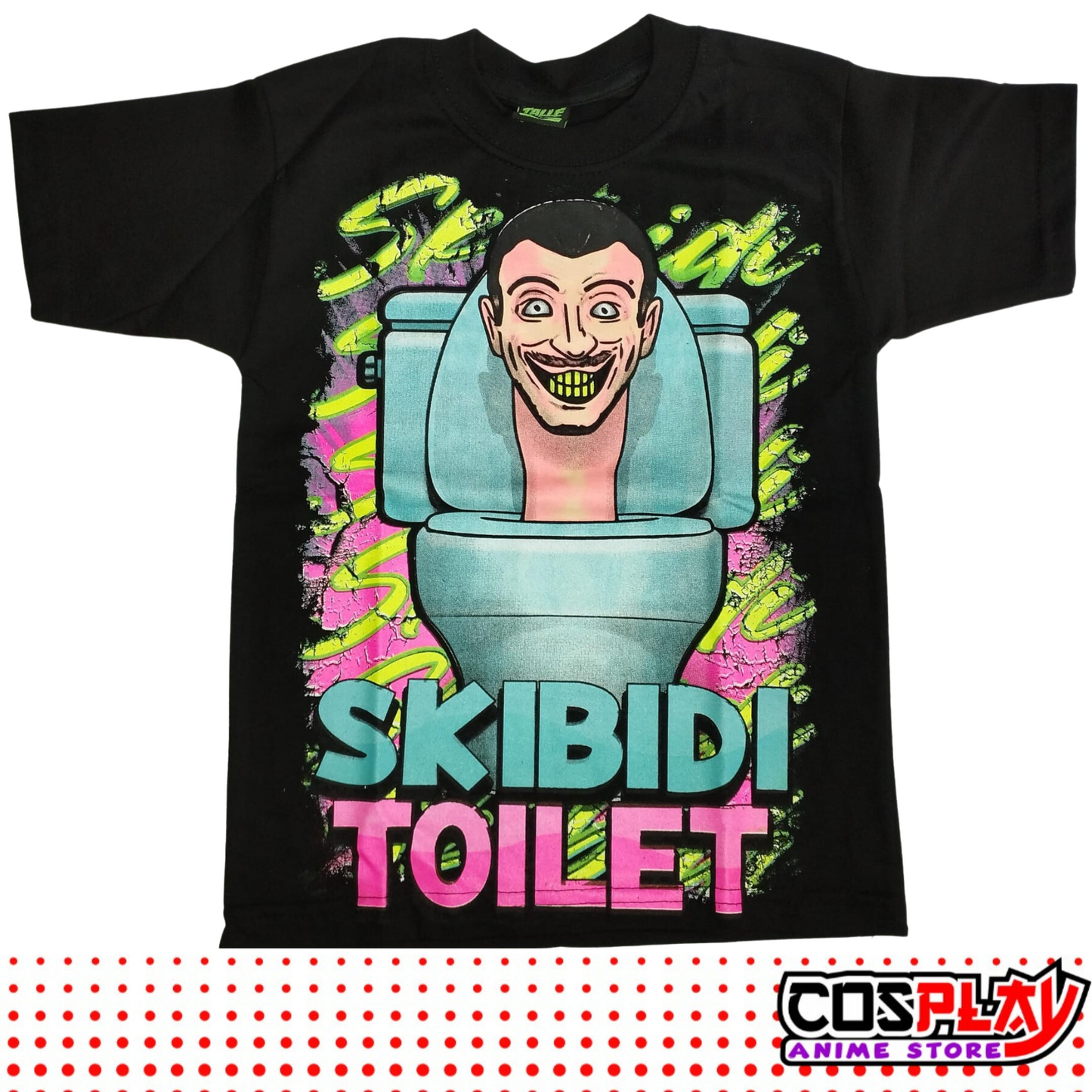 Remera Niño Skibidi Toilet - Brilla En La Oscuridad