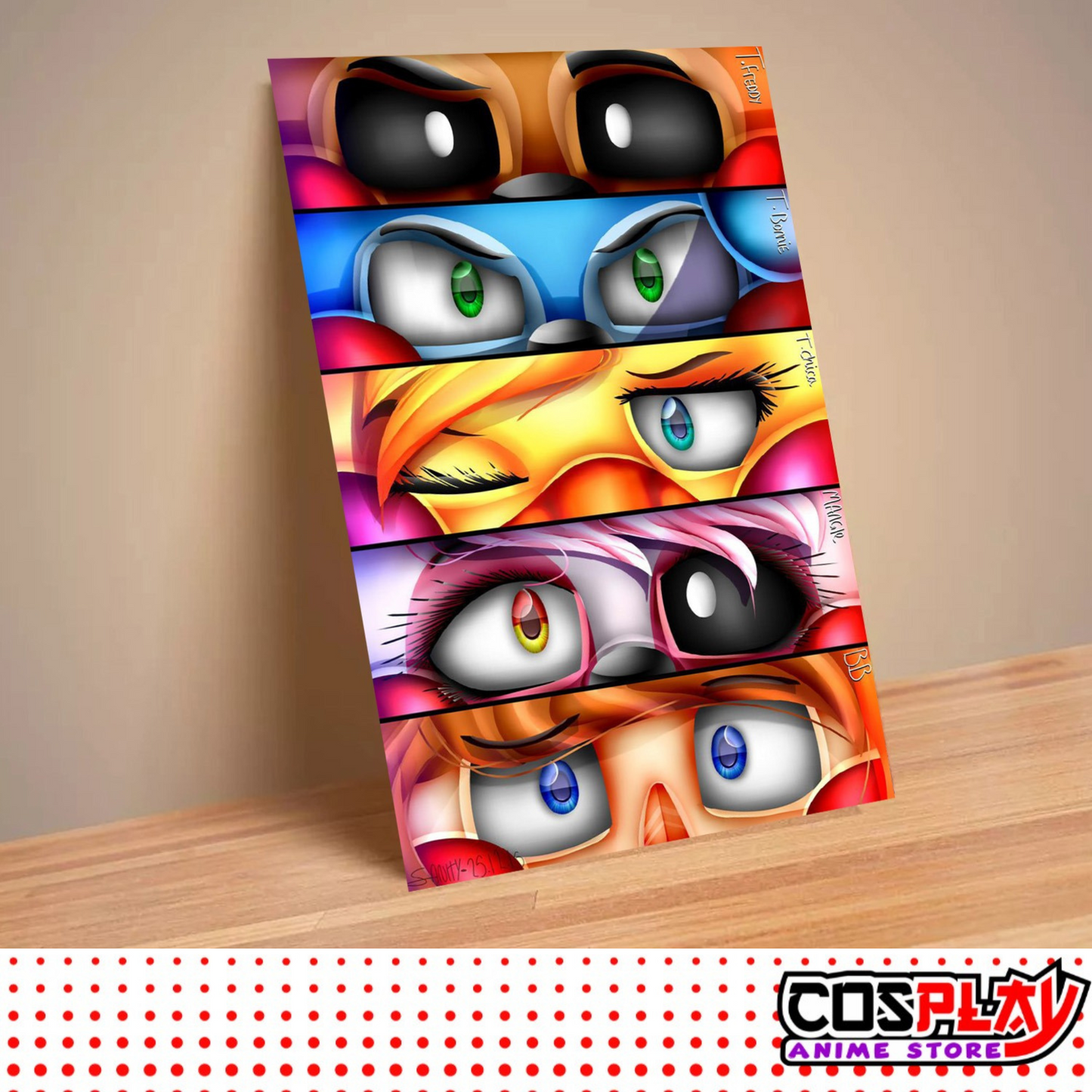 Poster Mural Hd Full Color - Freddy Fazbear Pizza