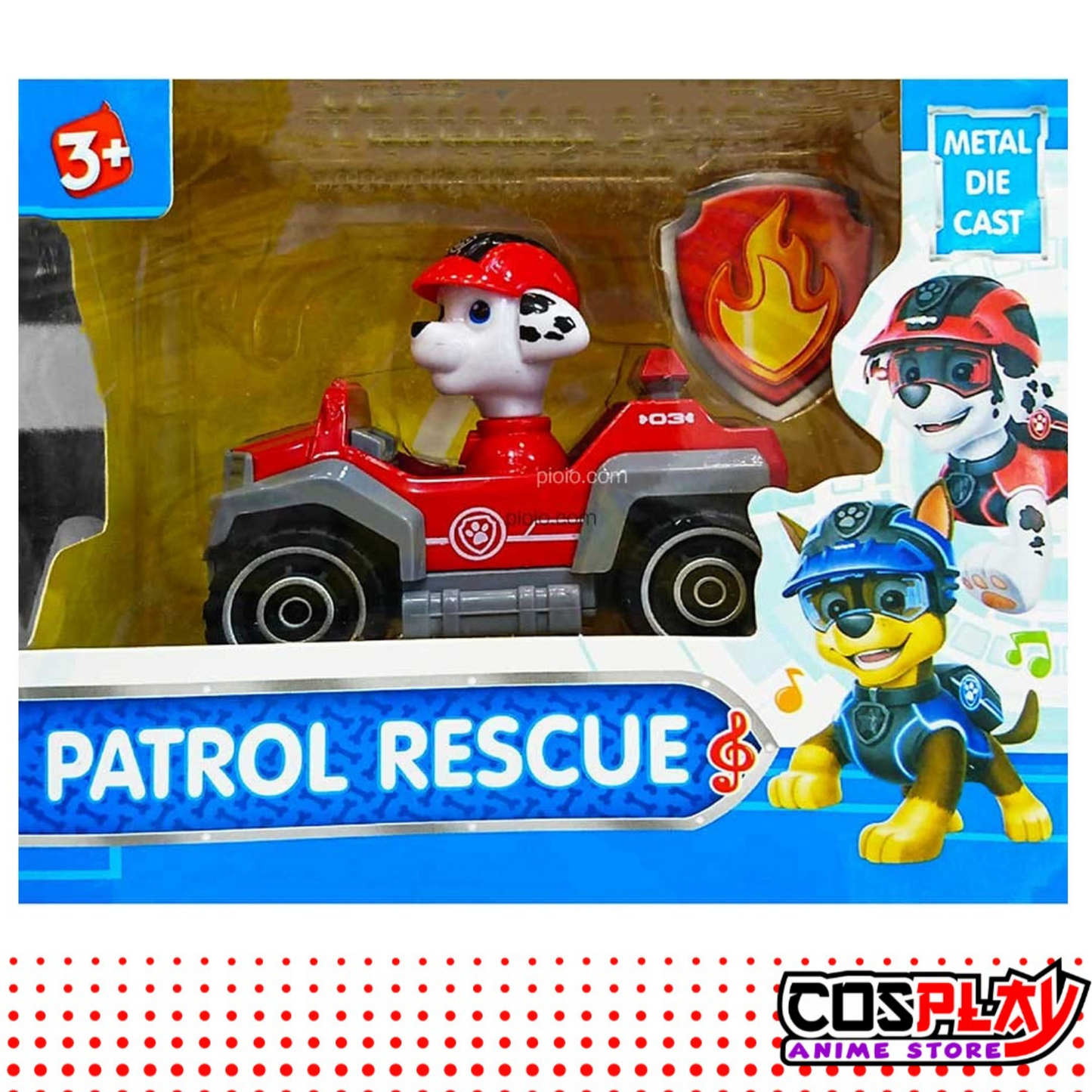 Paw Patrol Juguete - Vehículos 13 Cm. Con Luz Y Sonido