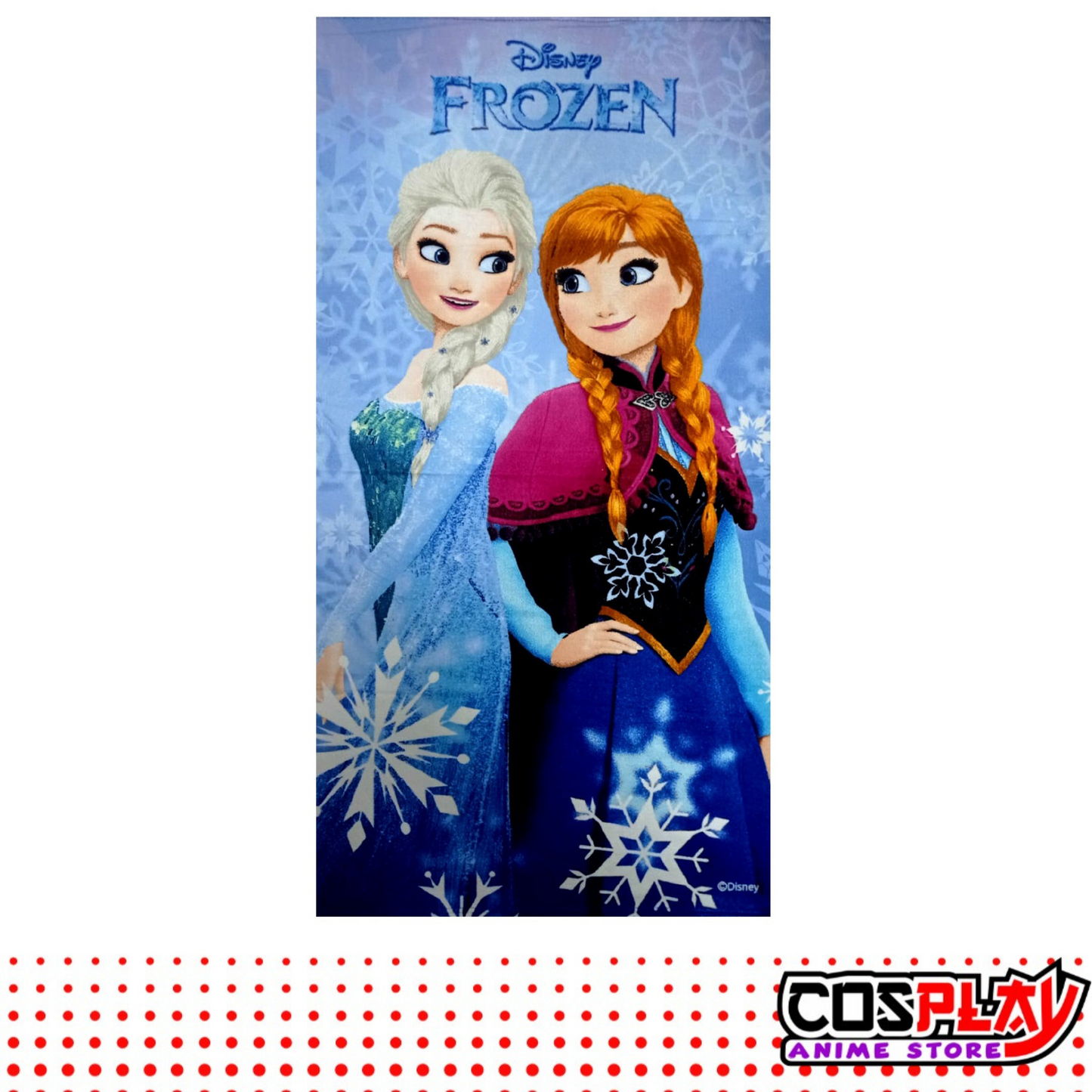 Toallón Infantil - Frozen - 100 % Algodón. 1,50 X 70 Cms