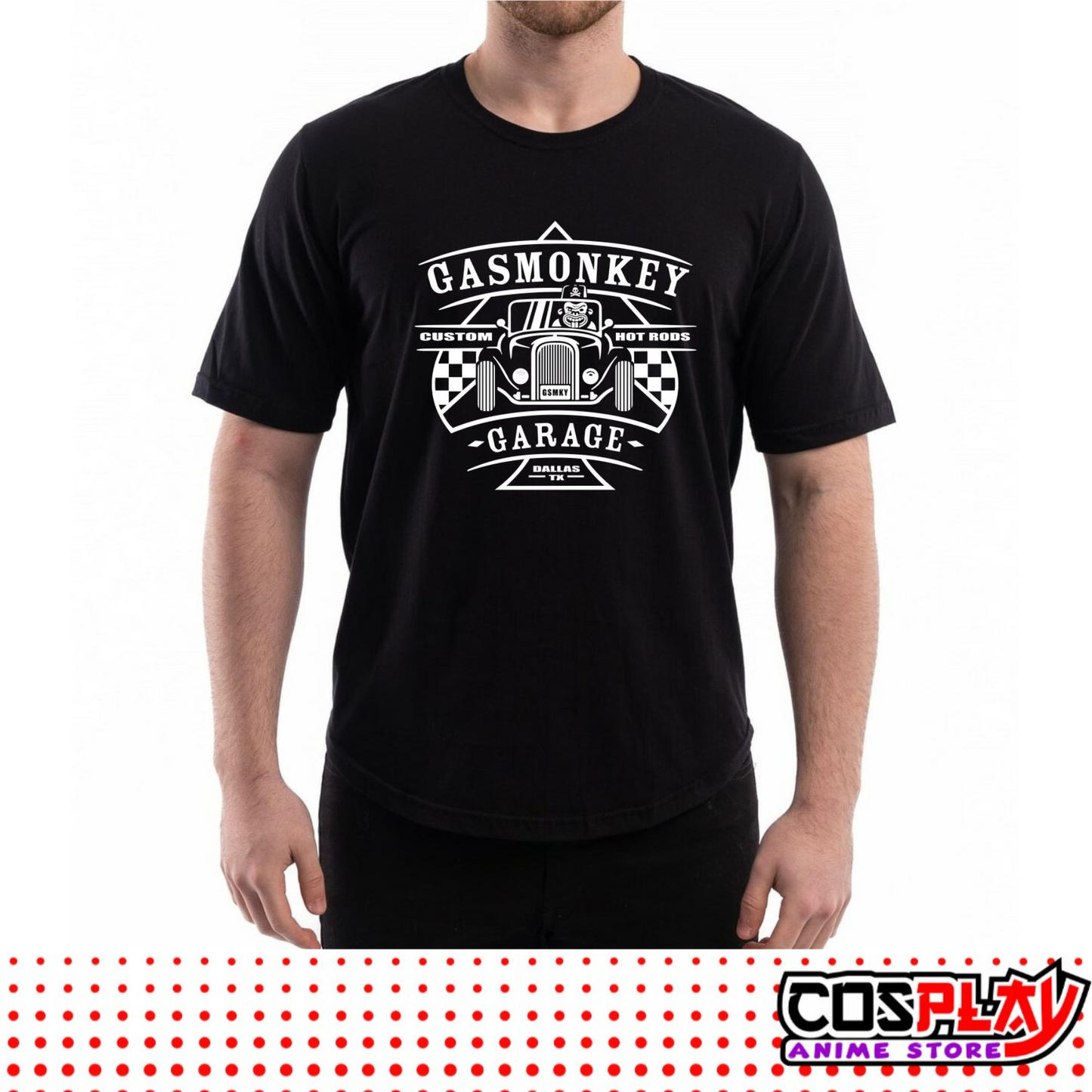 Remera Unisex 100% Algodón Gas Monkey - Custom Hot Rods