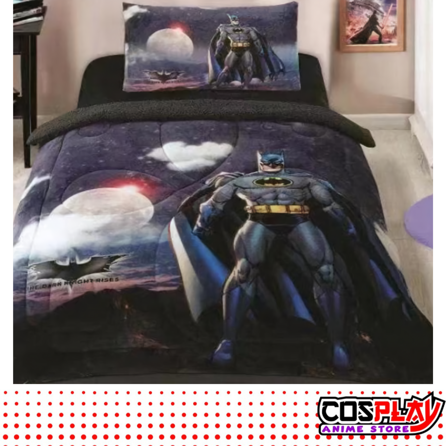 Acolchados Infantiles - Batman - Forrados En Corderito