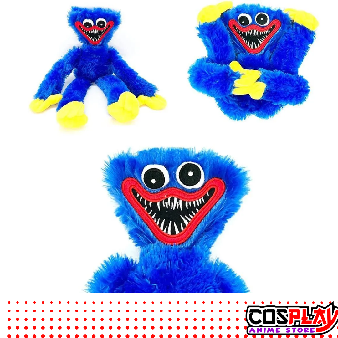 Muñeco Peluche Huggy Wuggy Poppy Playtime Azul.