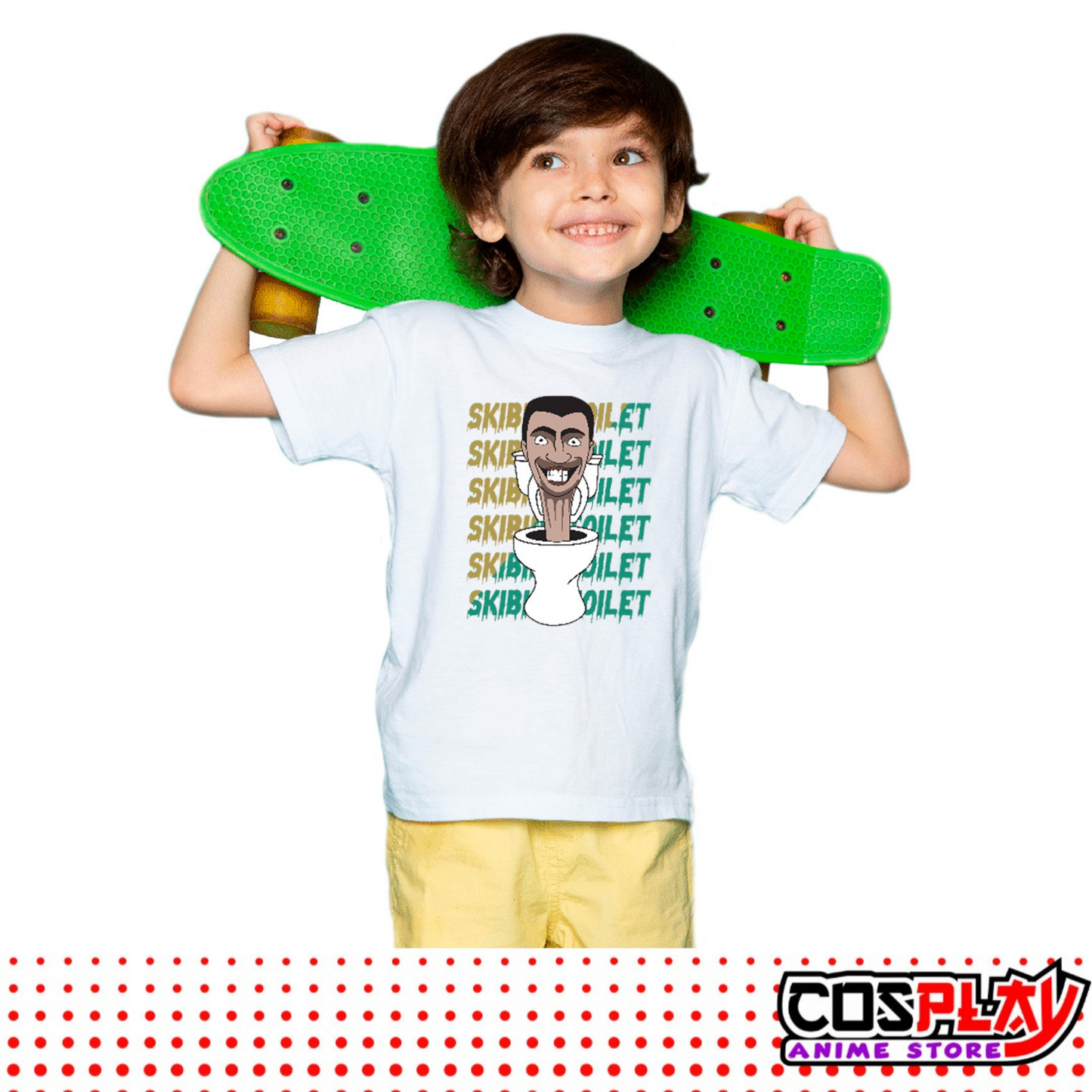 Remera Niños Nuevo Diseño Skibidi Toilet