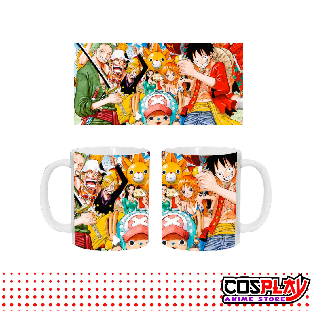 Taza Blanca One Piece 2