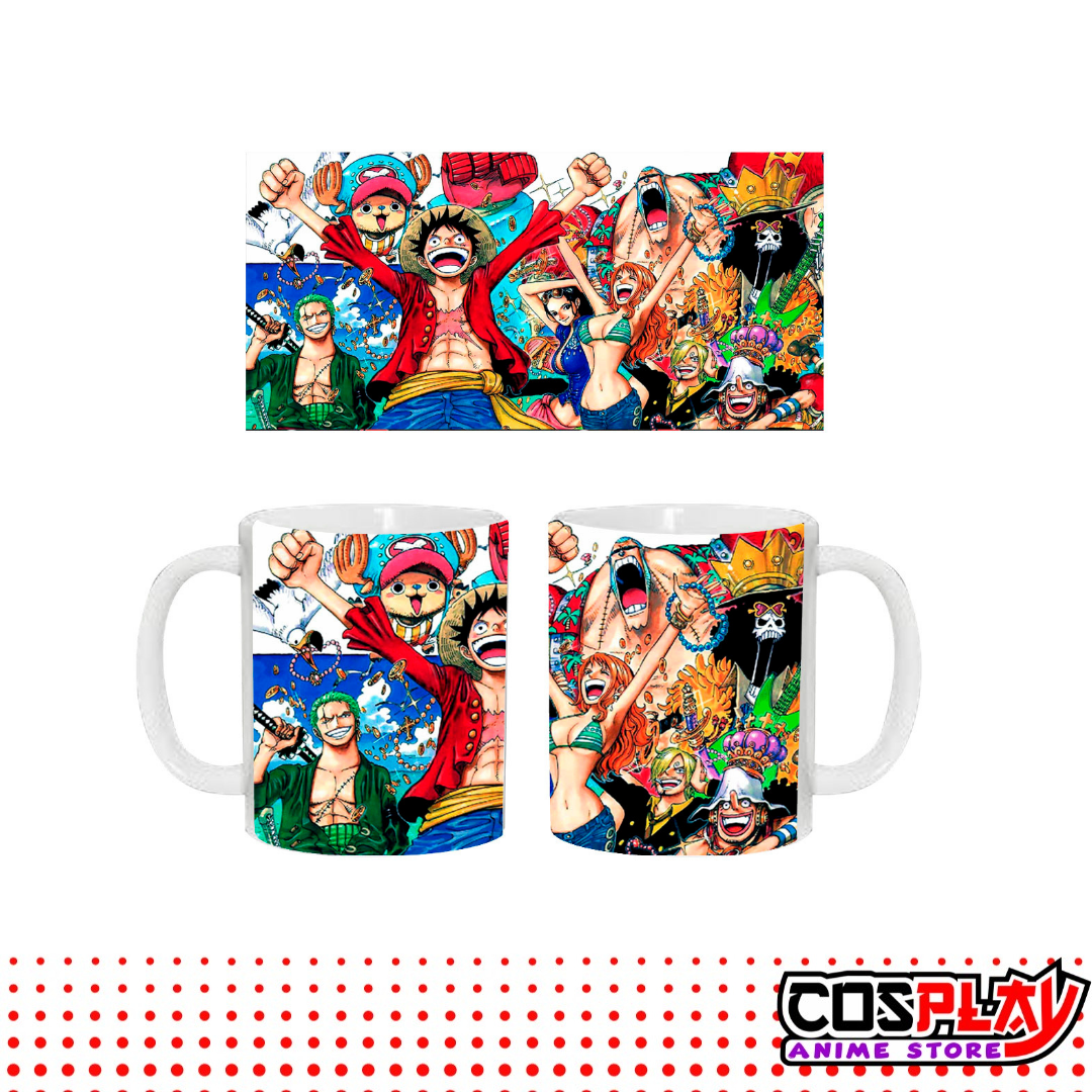Taza Blanca One Piece 1