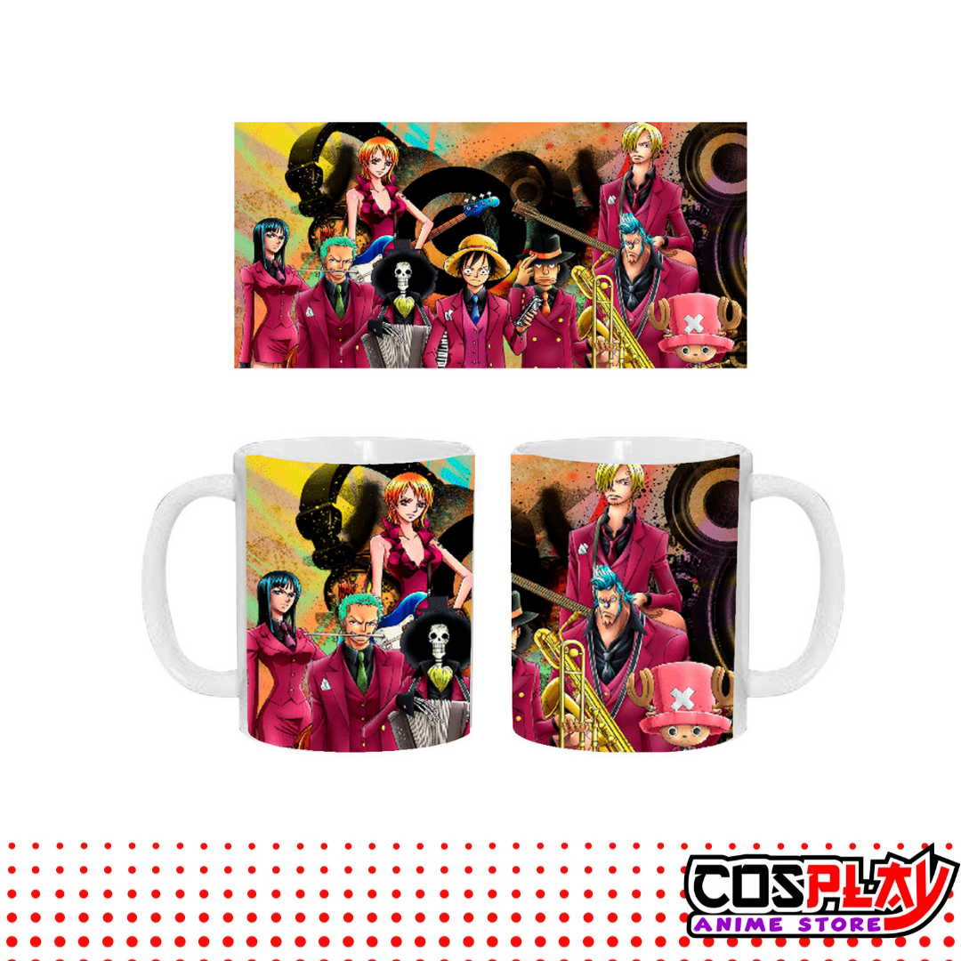 Taza Blanca One Piece 3