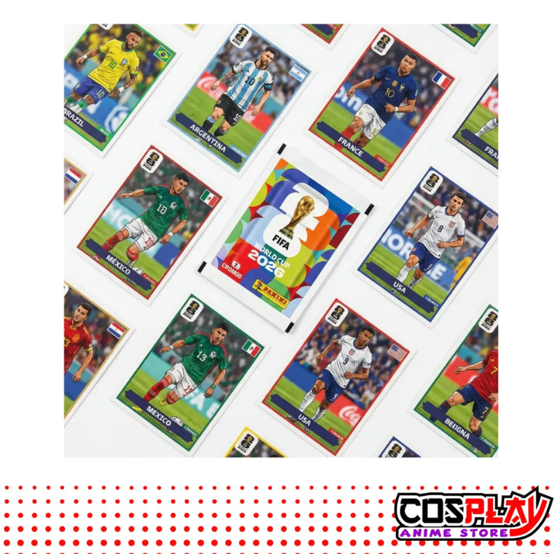 Sobre 7 Figuritas Del Mundial De Futbol Fifa 2026 Panini
