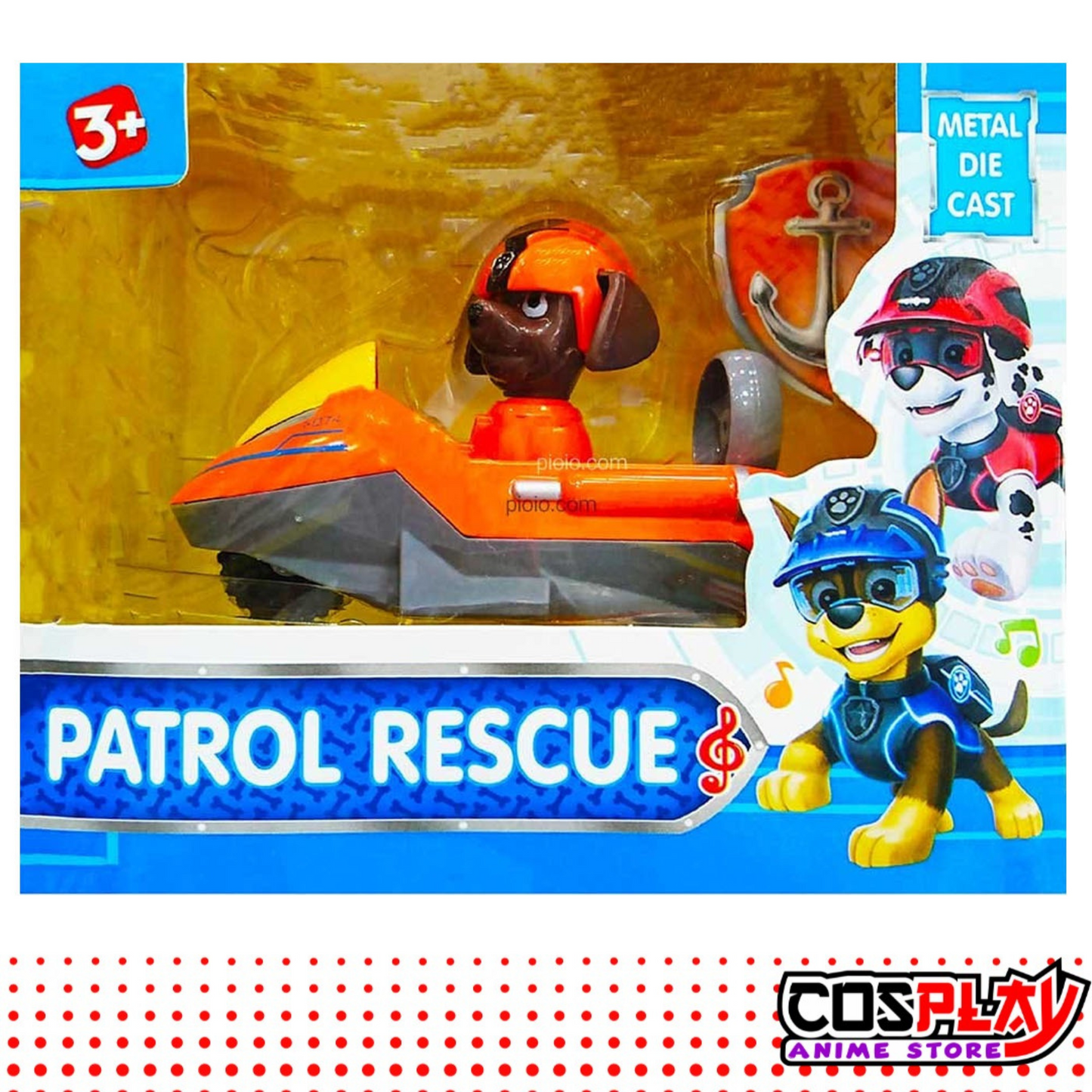 Paw Patrol Juguete - Vehículos 13 Cm. Con Luz Y Sonido