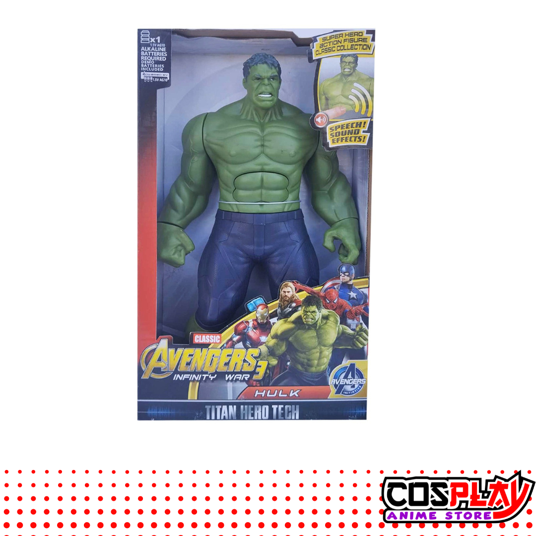 Muneco Avengers Hulk 30 Cm Luz Y Sonido