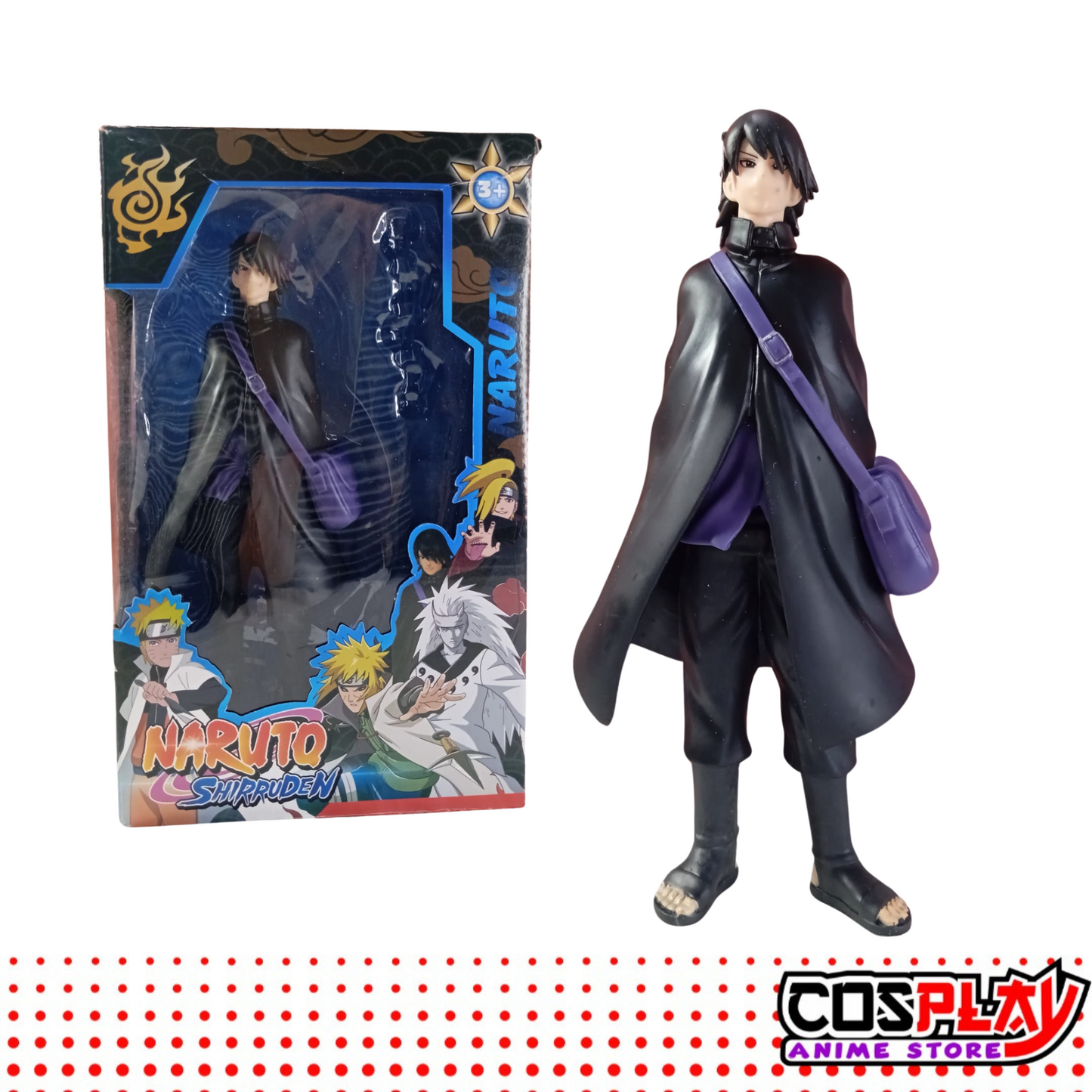 Muñeco Sasuke Uchiha - Naruto Coleccionable