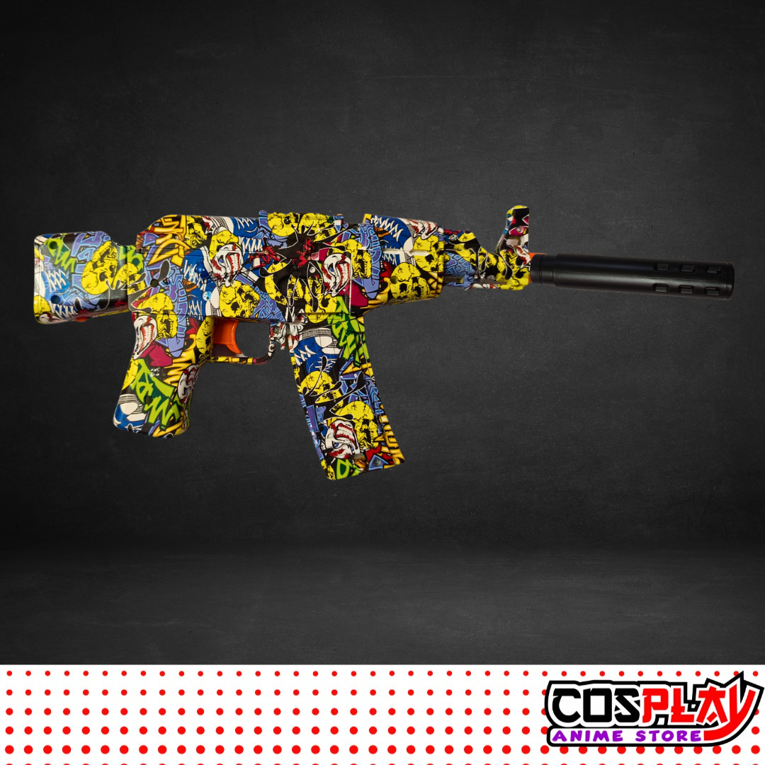 Metralleta Muy Potente AK 47 Lanza Orbis De Hidrogel