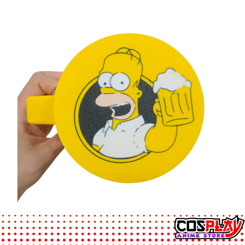Jarra Chop Vaso Los Simpsons - Homero 650ml Premium 3d