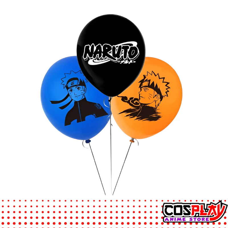 Pack X 18 Globos De Cumpleaños Diseño Naruto Anime