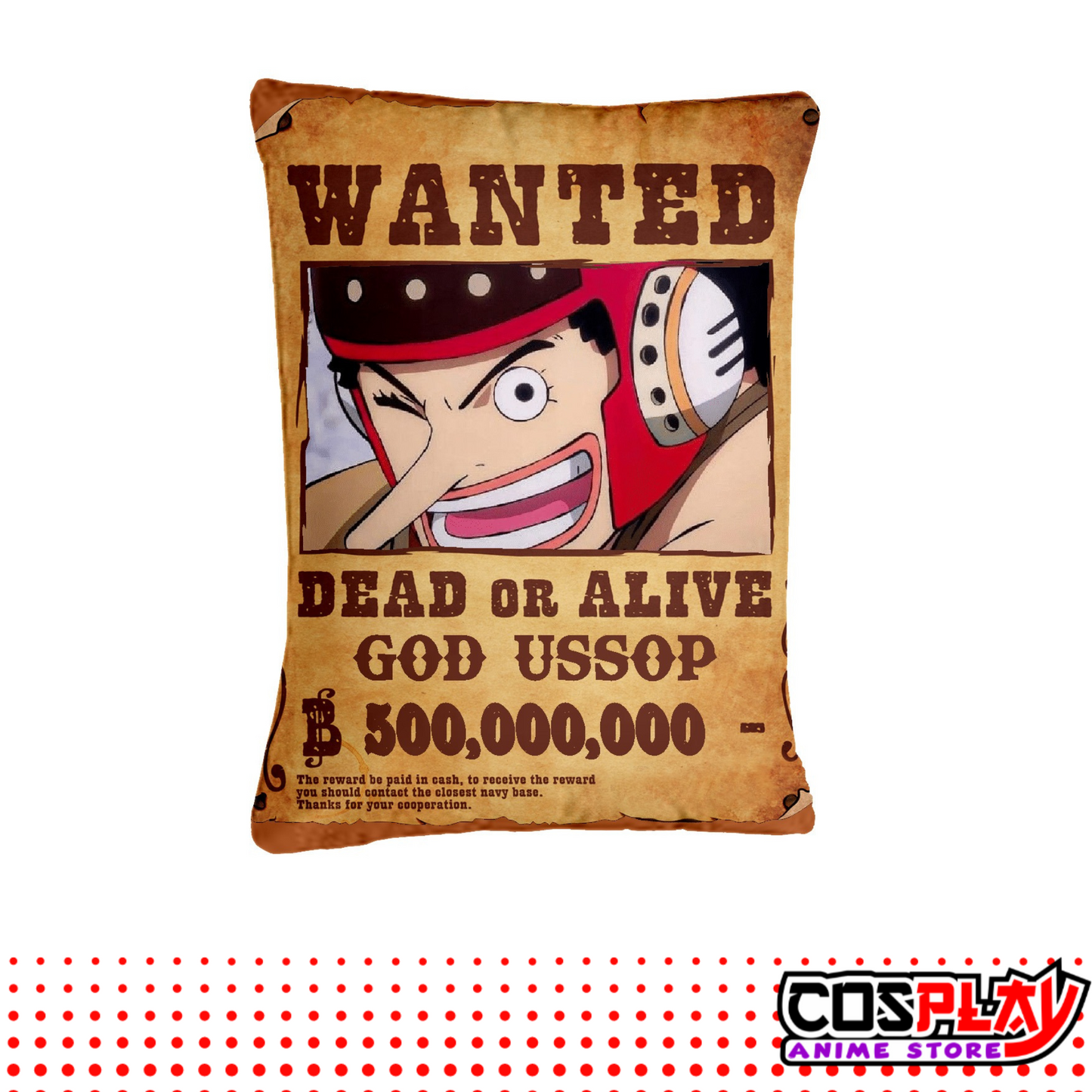 Almohadón Rectangular Ussop - One Piece - Edición Especial