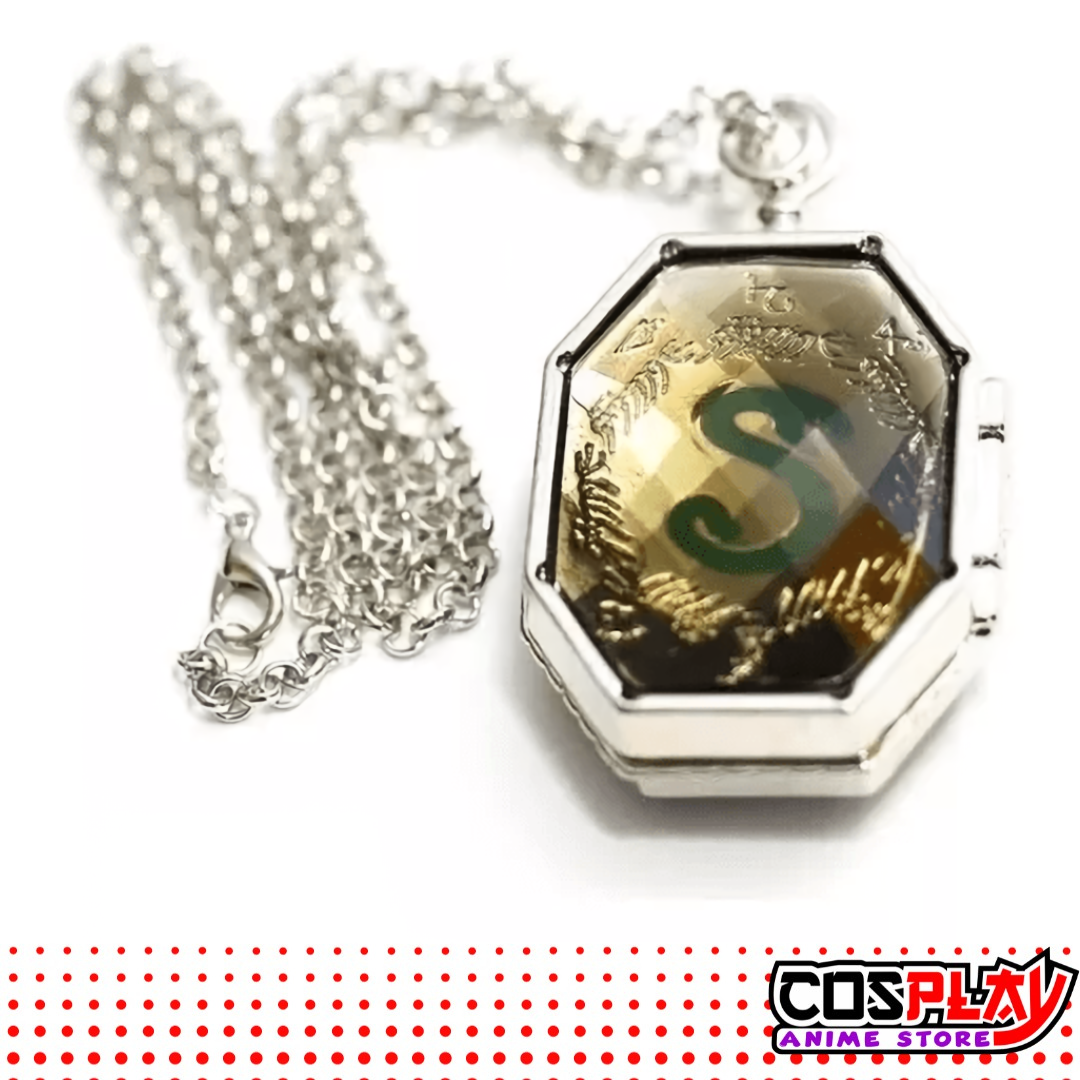 Collar Relicario Guardapelo Slytherin Harry Potter Hogwarts