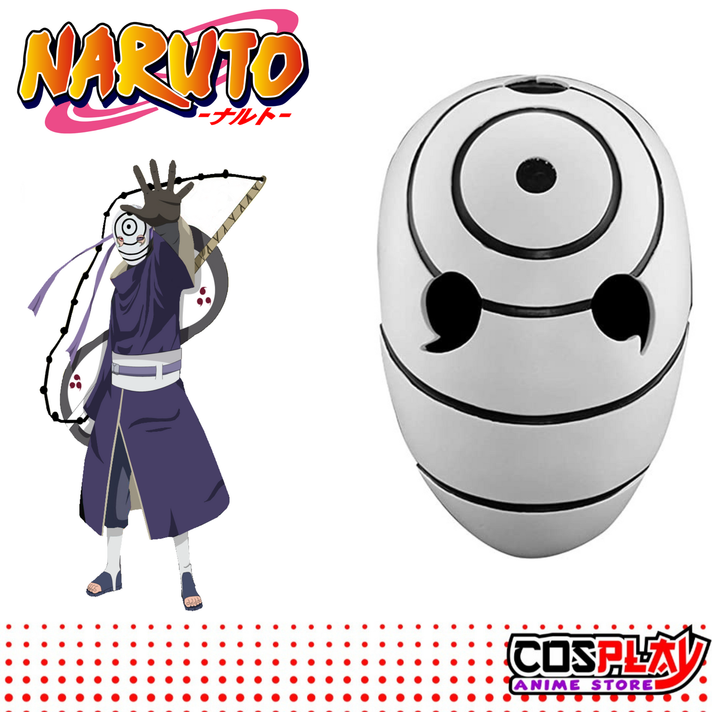 Mascara Obito Blanco