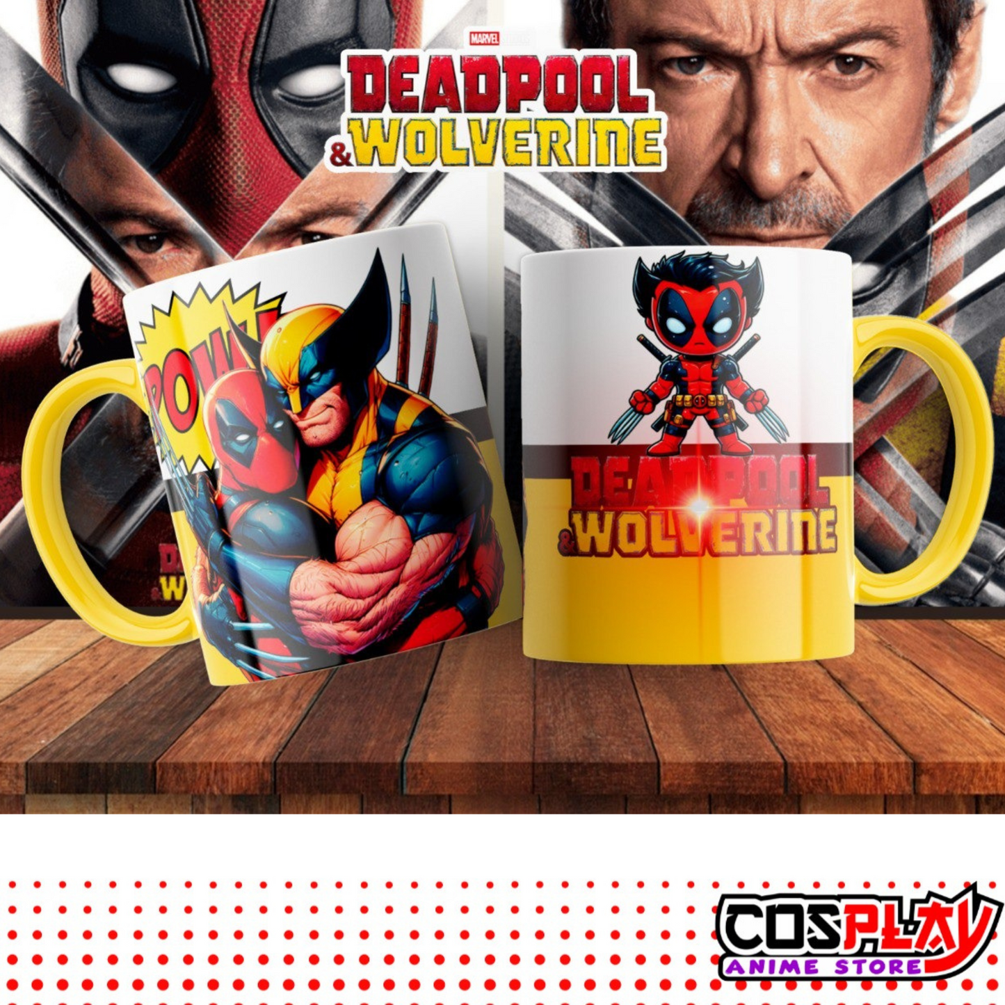 Taza Diseño Deadpool y Wolverine 5