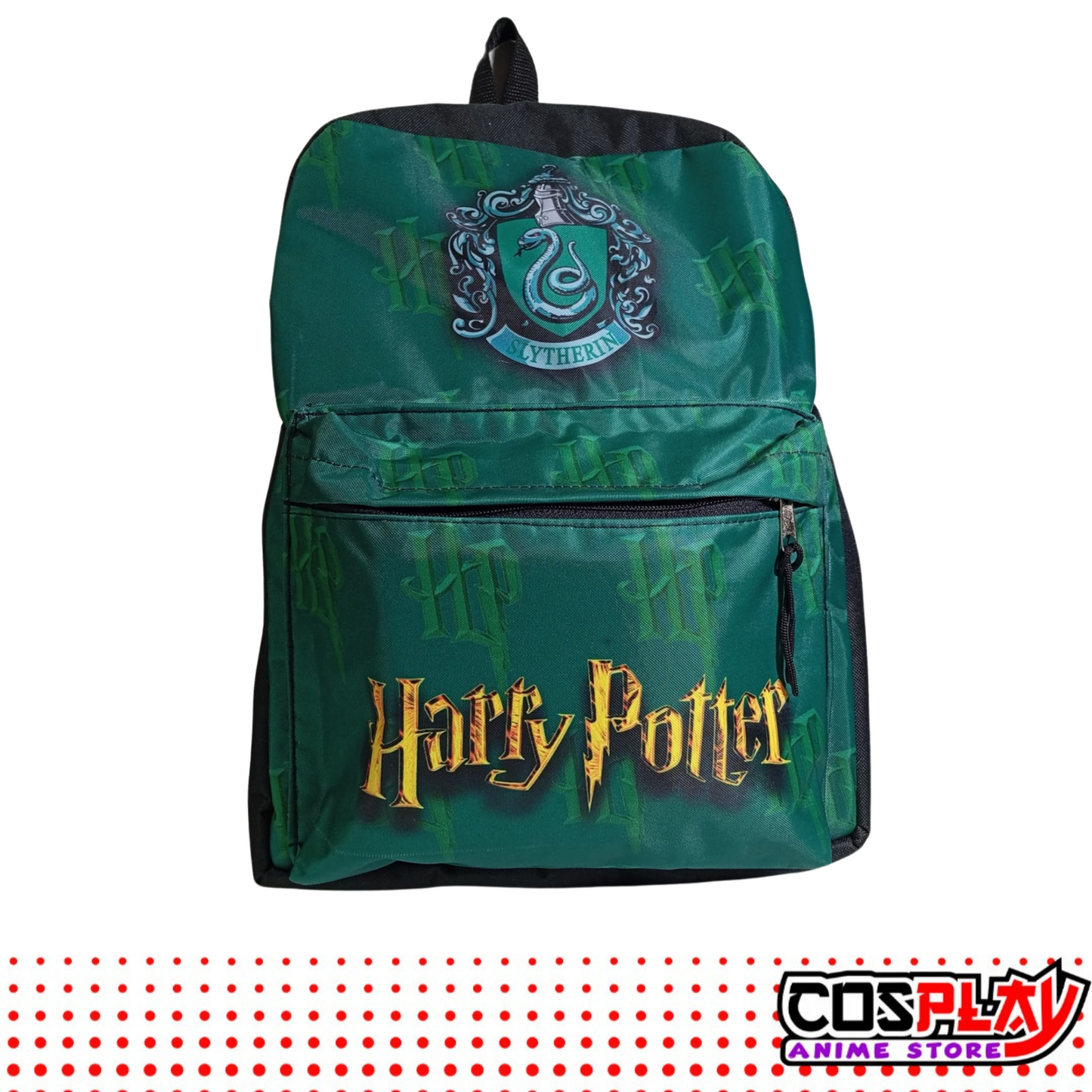 Kit Mochila Y Cartuchera Liceal Harry Potter - Slytherin