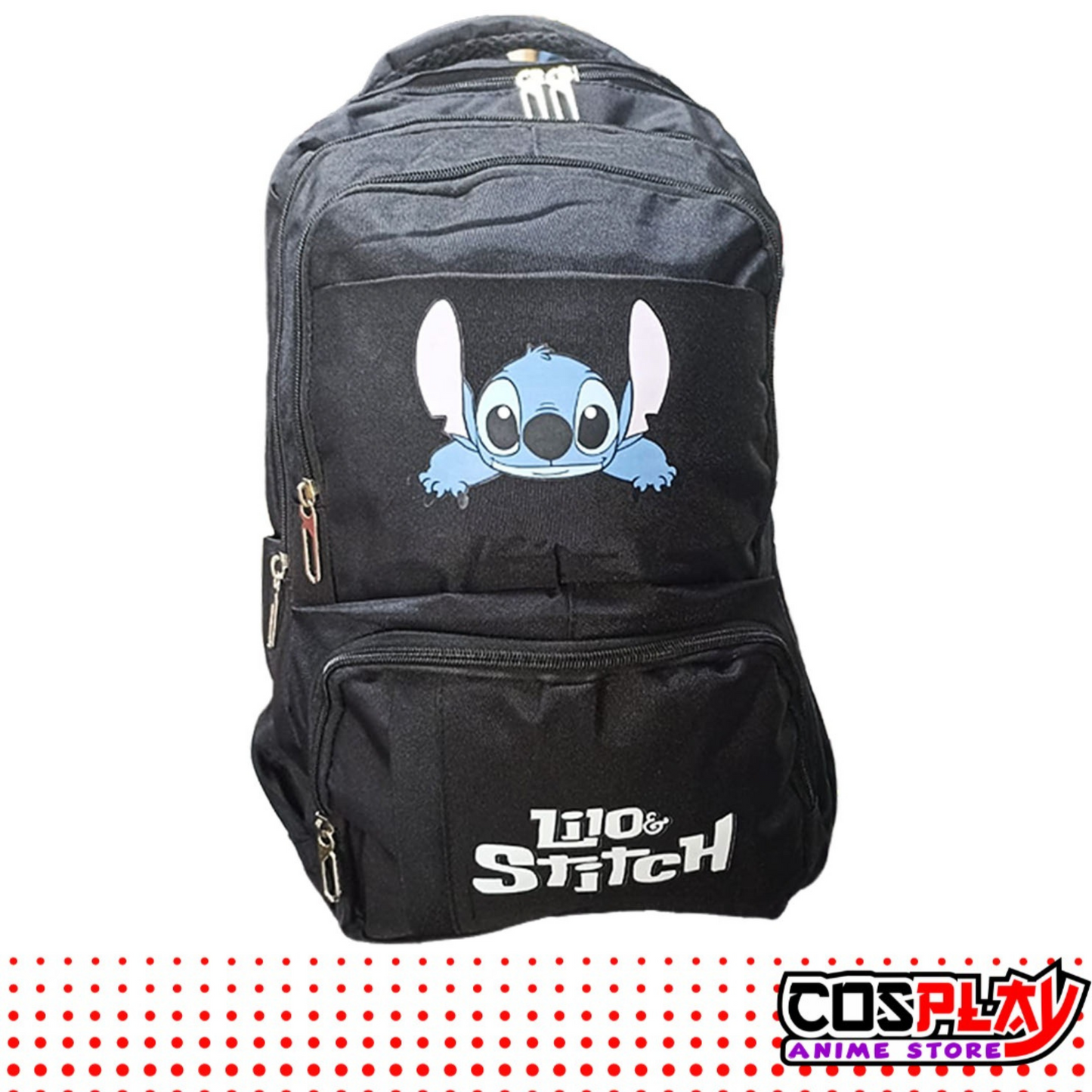 Mochila Stitch - Tres Cierres - Escolar - Liceal