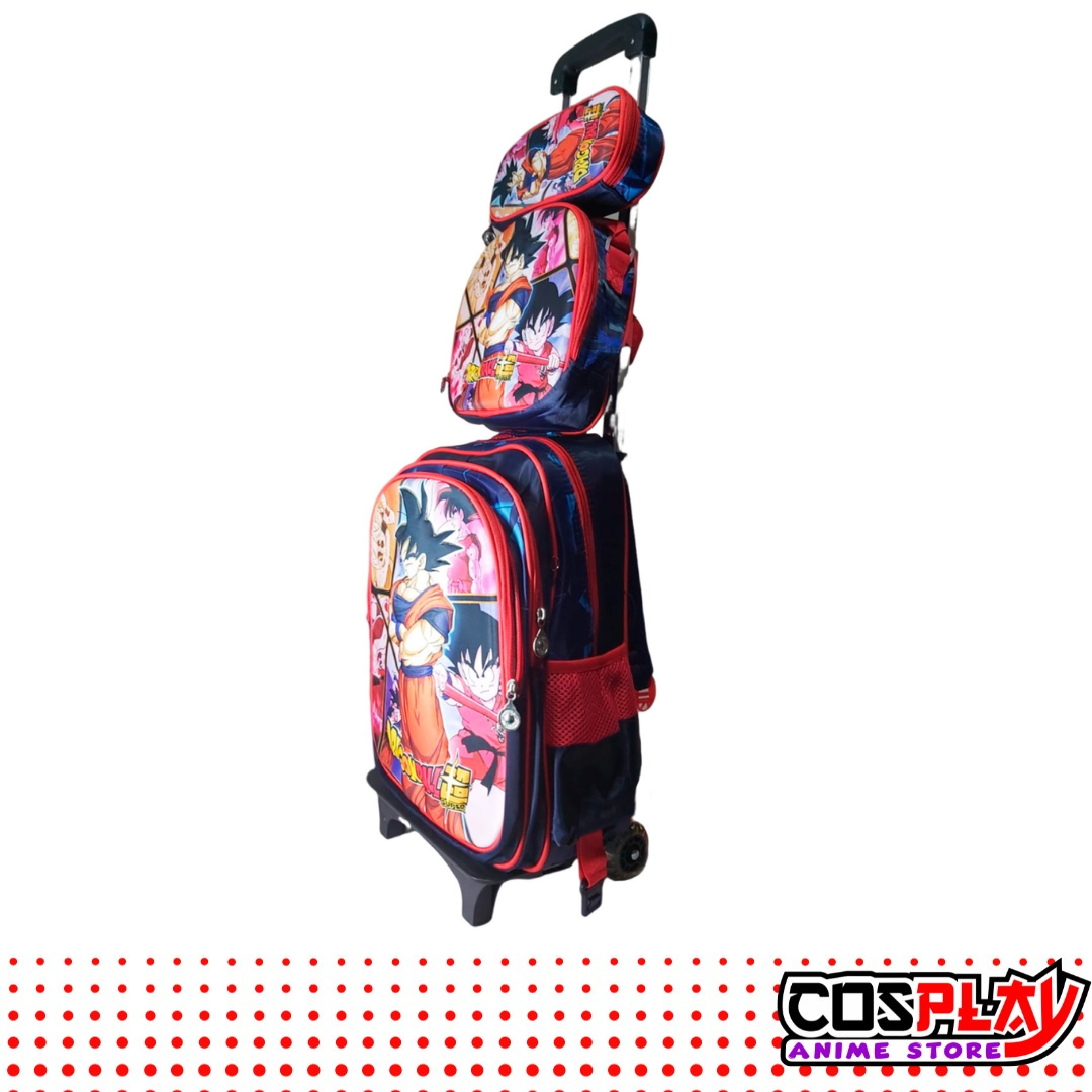 Kit 3d Dragon Ball - Mochila, Lunchera Y Cartuchera