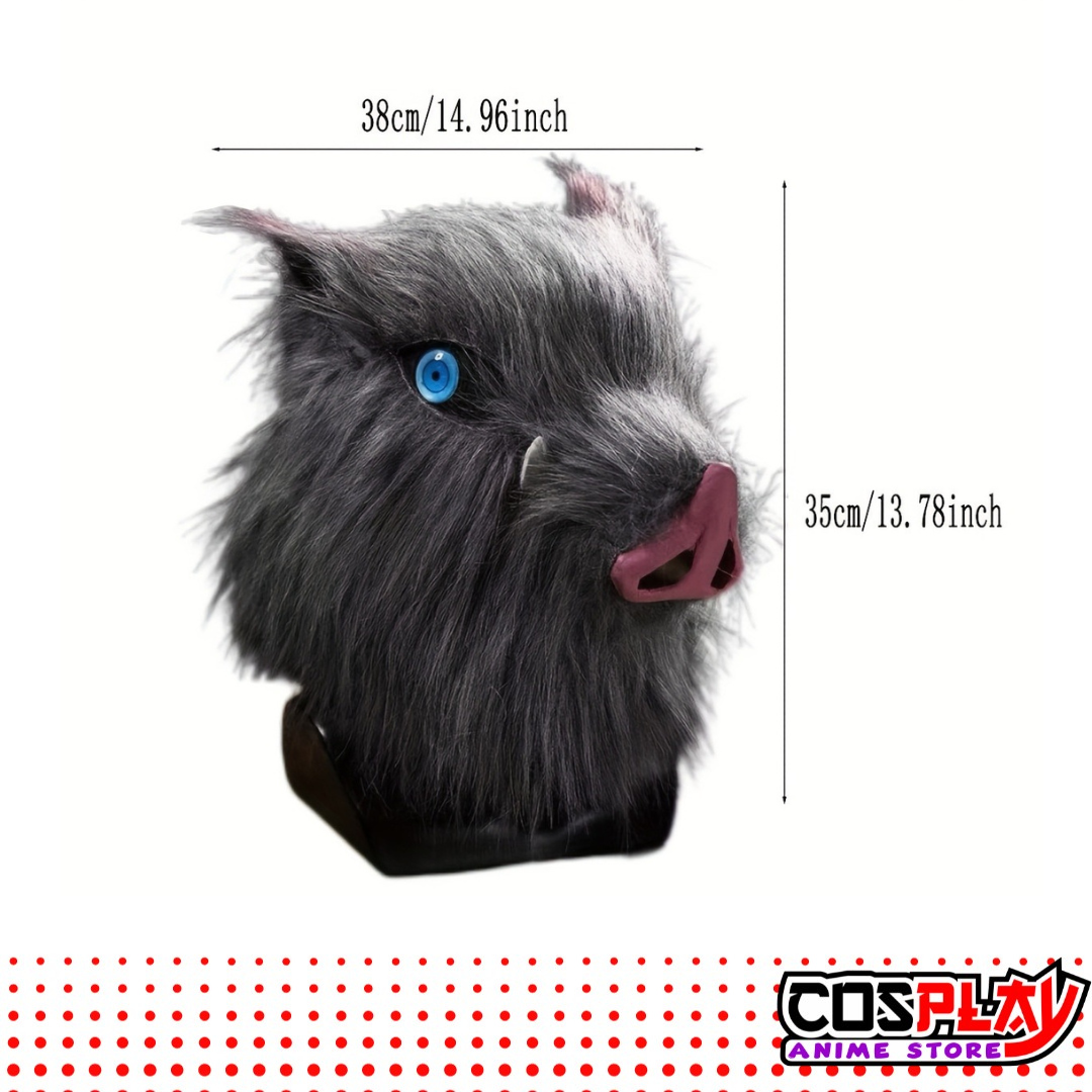 Mascara Anime Cosplay Inosuke Demon Slayer Calidad Premium