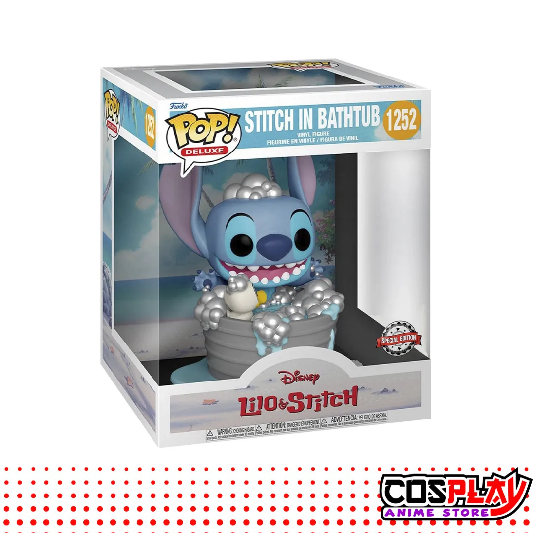 Funko Stitch En Bañera Figura De Vinilo Pop Coleccionable