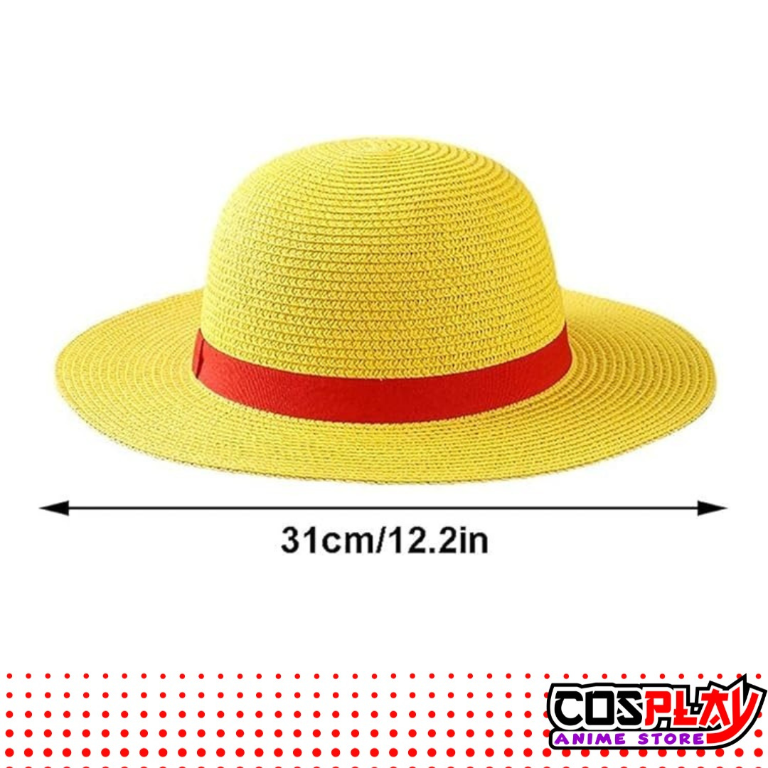 Gorro Sombrero De Luffy Para Cosplay One Piece Importado Premium