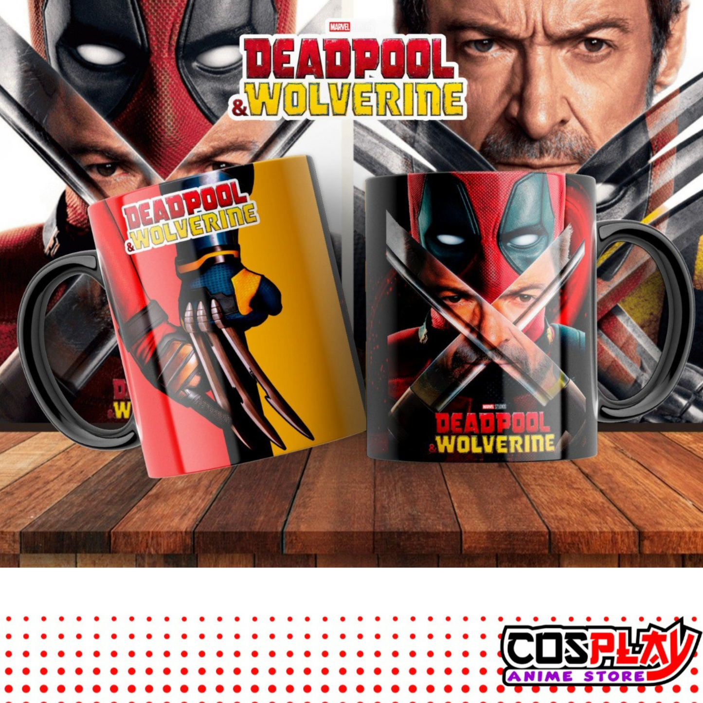 Taza Diseño Deadpool y Wolverine 6