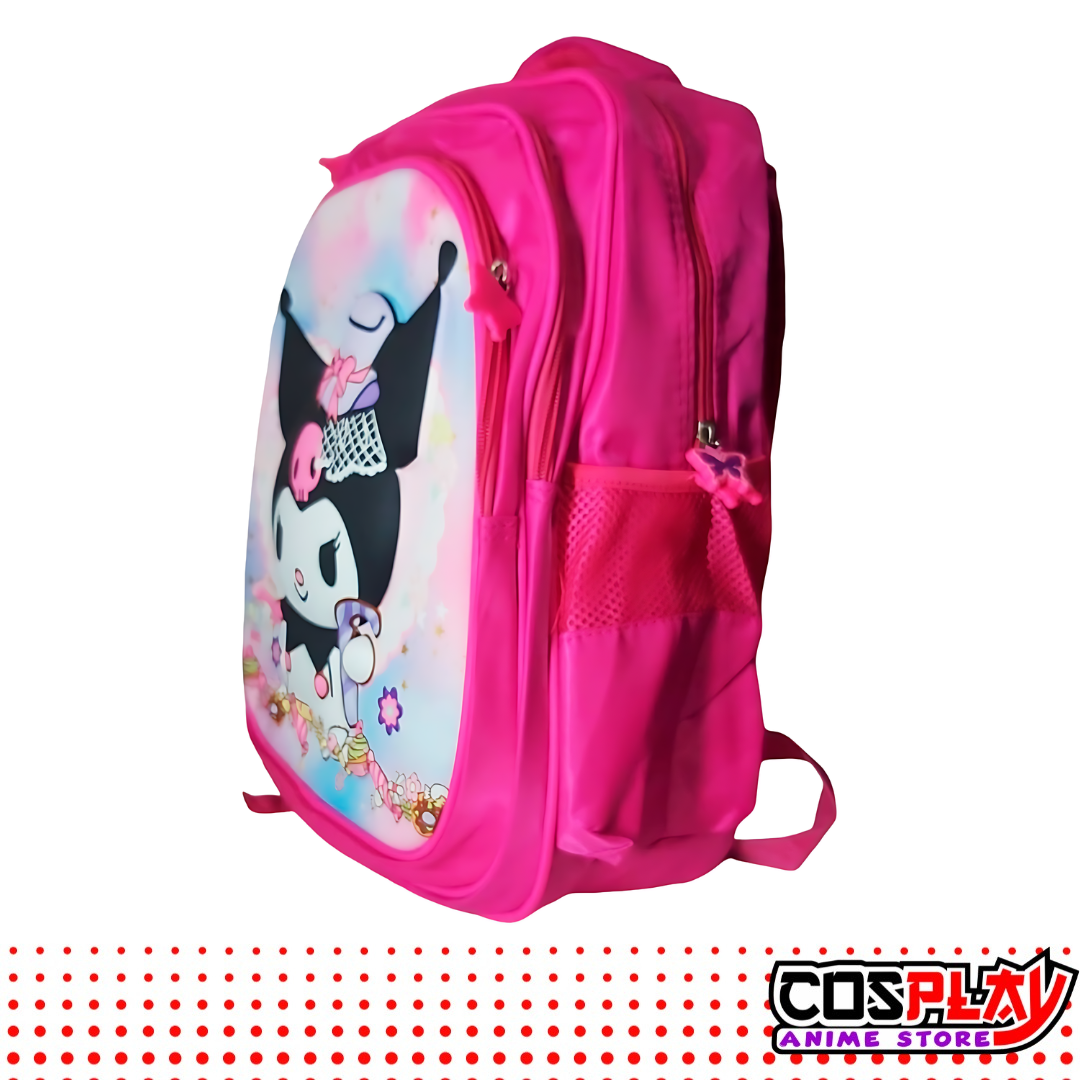 Mochila 3d Escolar Tres Cierres Kuromi