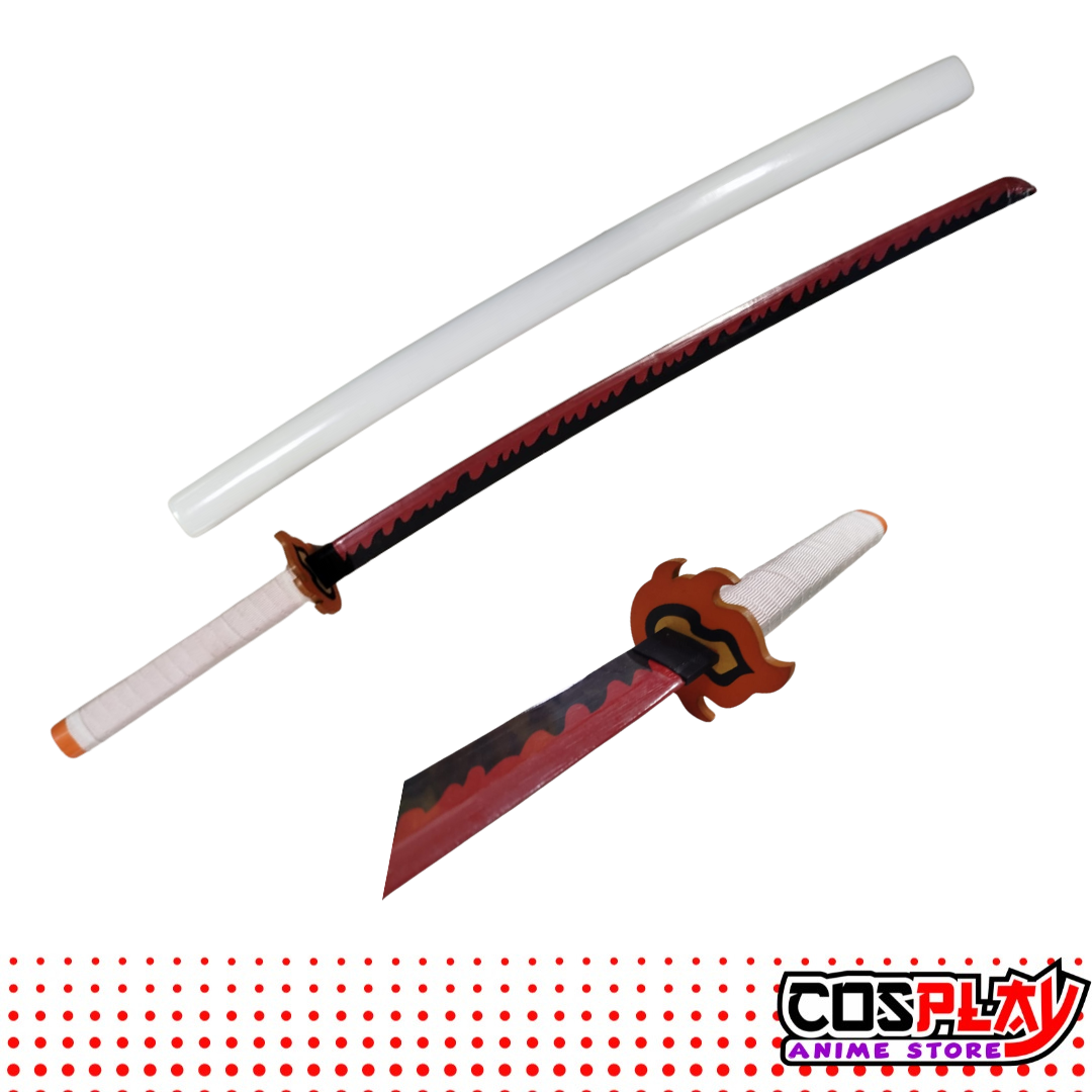 Katana Demon Slayer - Kimetsu No Yaiba Rengoku 100cm Bambú Promo
